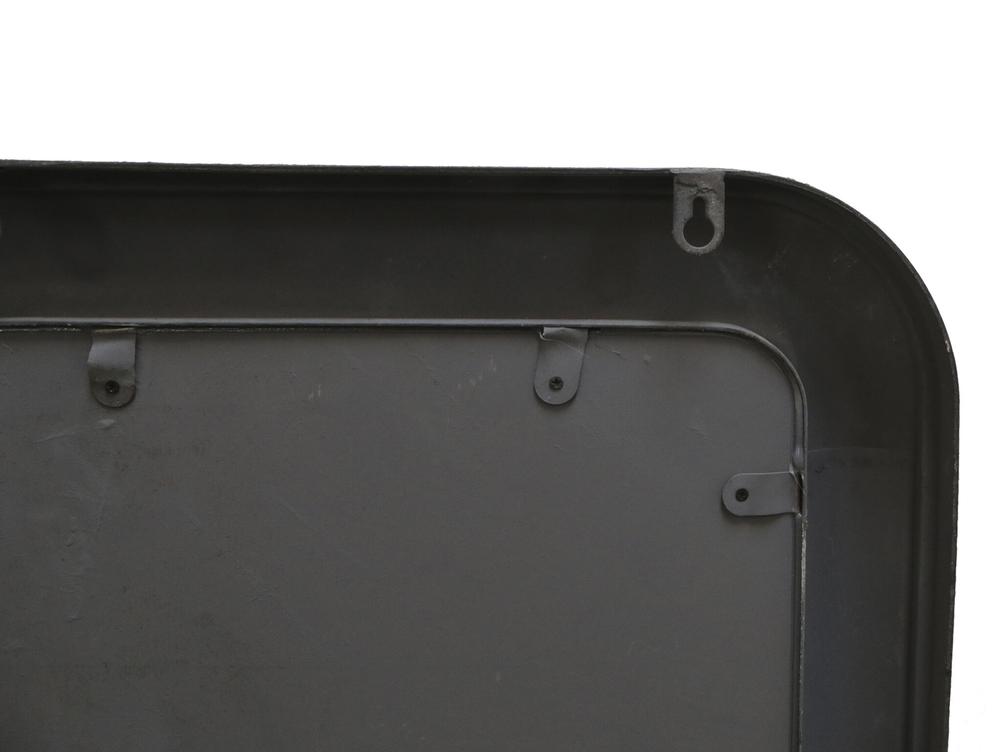 Spiegel aus Eisen im Shabby Look, antique kupfer L60 x B4 x H90 cm