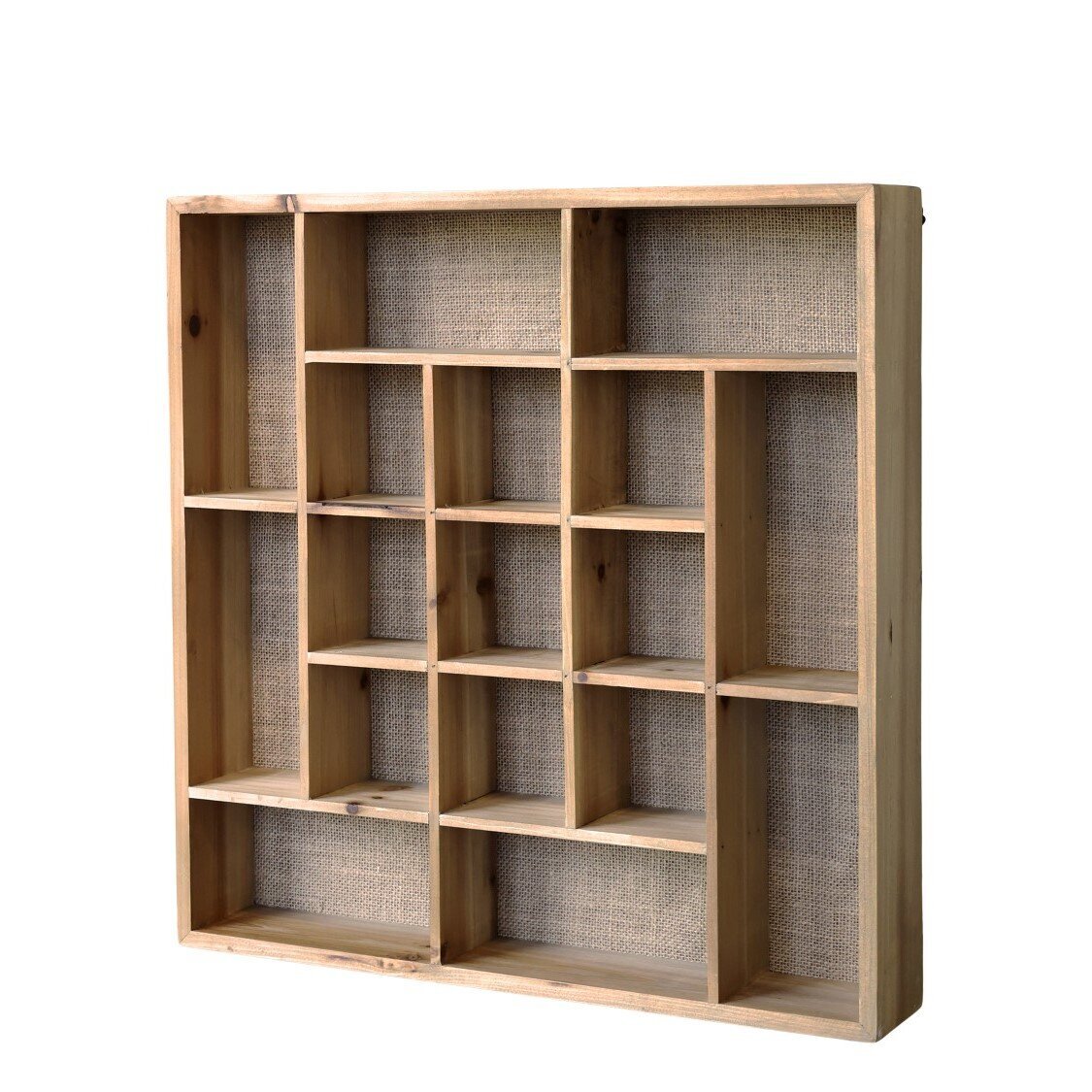 Tannenholz Regalbrett mit Fach, natur 