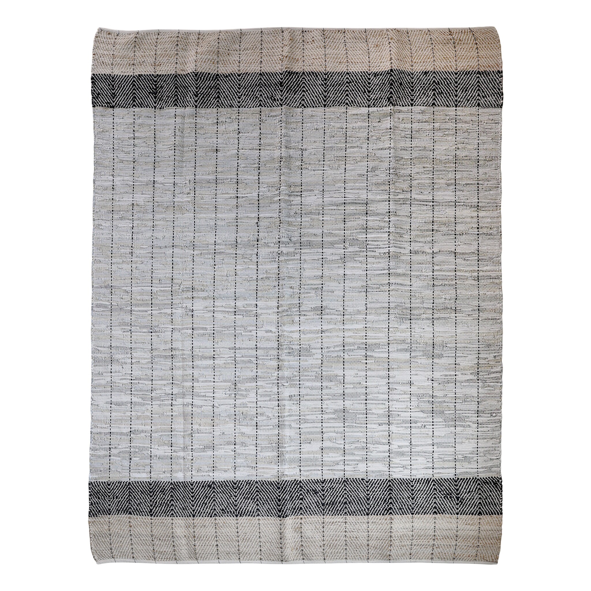 Teppich mit Streifen, grau 