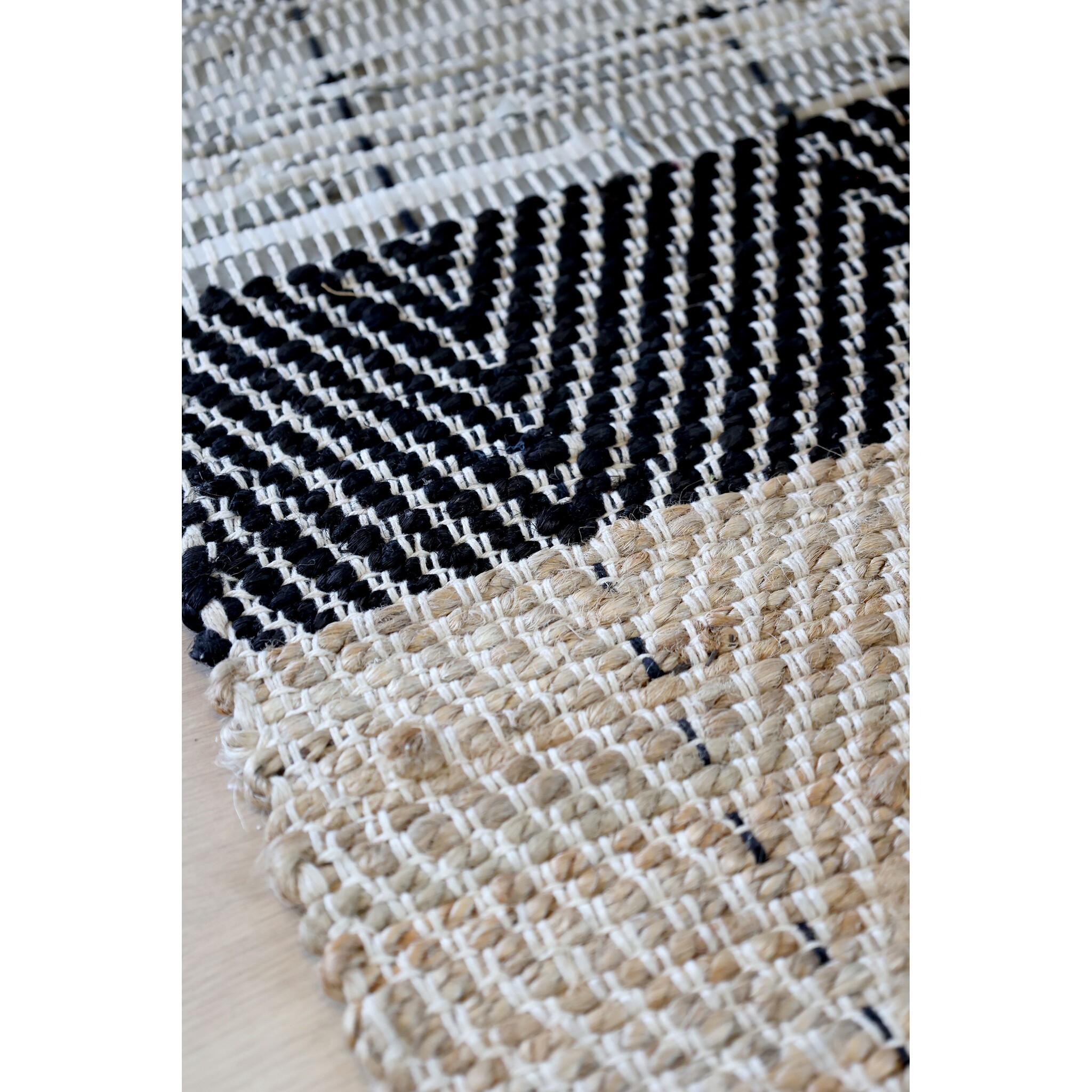 Teppich mit Streifen, grau 