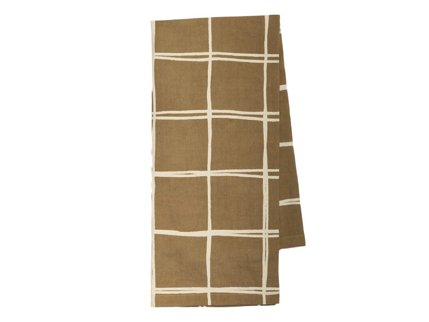 Éternel Geschirrtuch mit Karos, karamel 