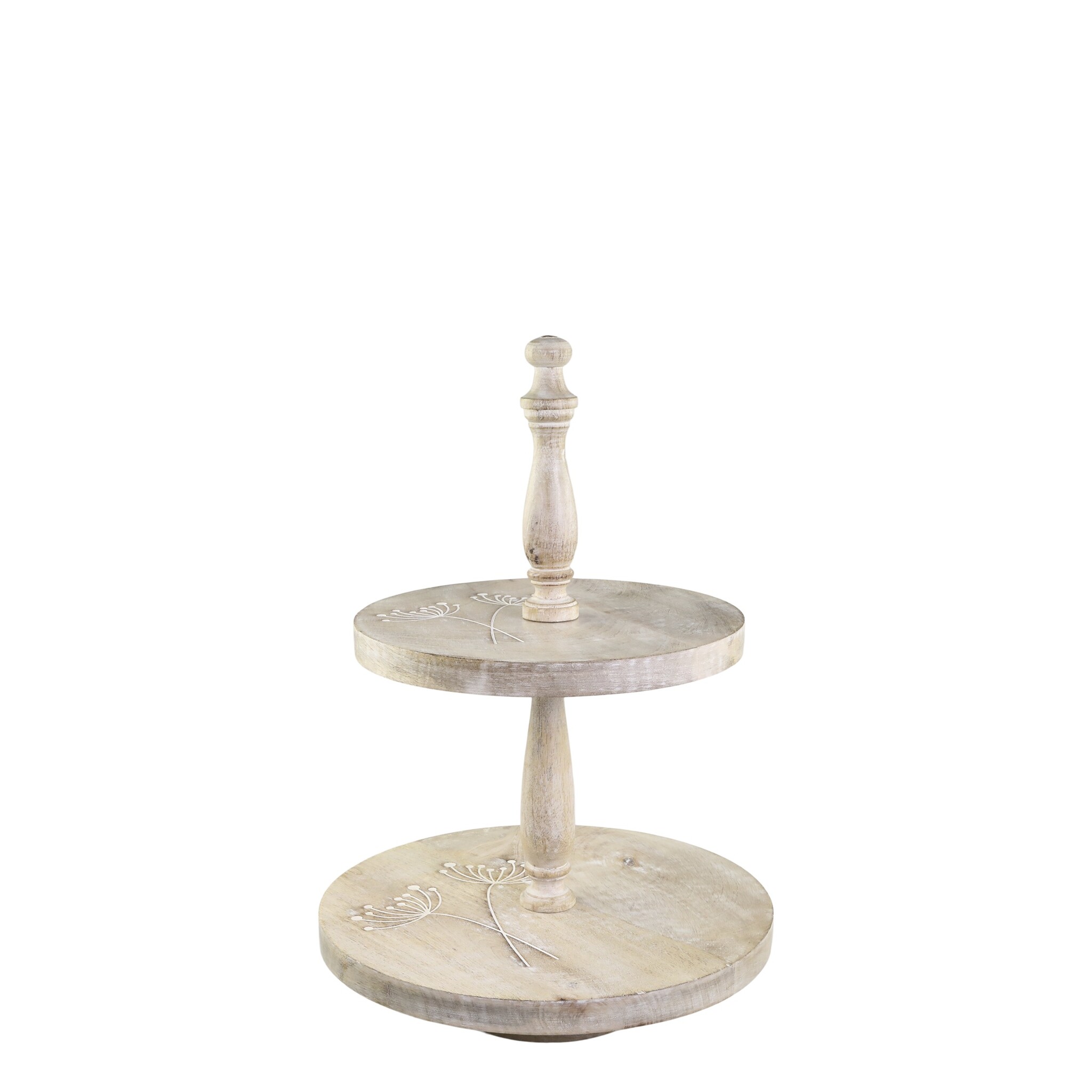 Tours Etagere mit Schnitzereien, natur 