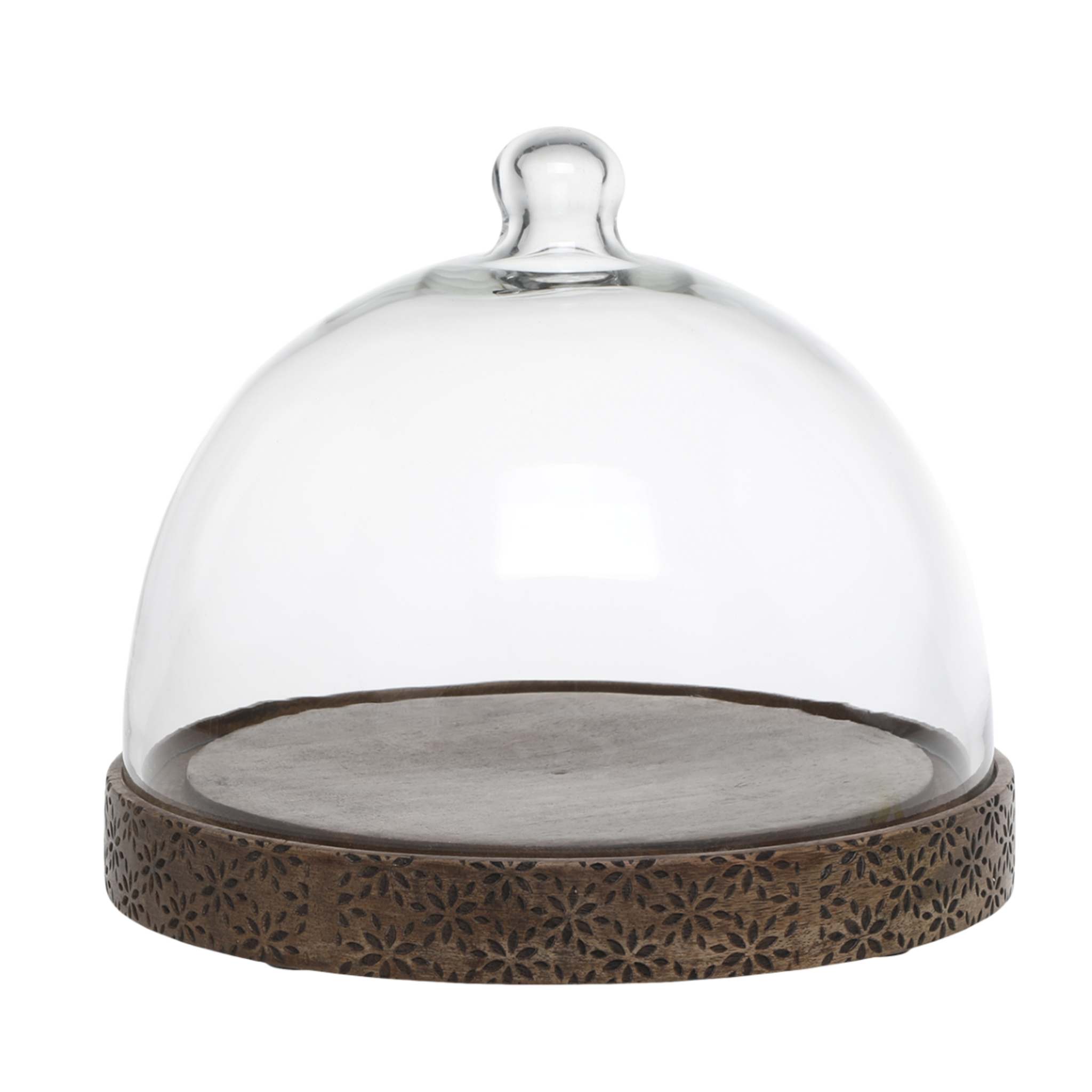 Tours Glasglocke Schwarz,  Höhe 21, Ø 25 cm