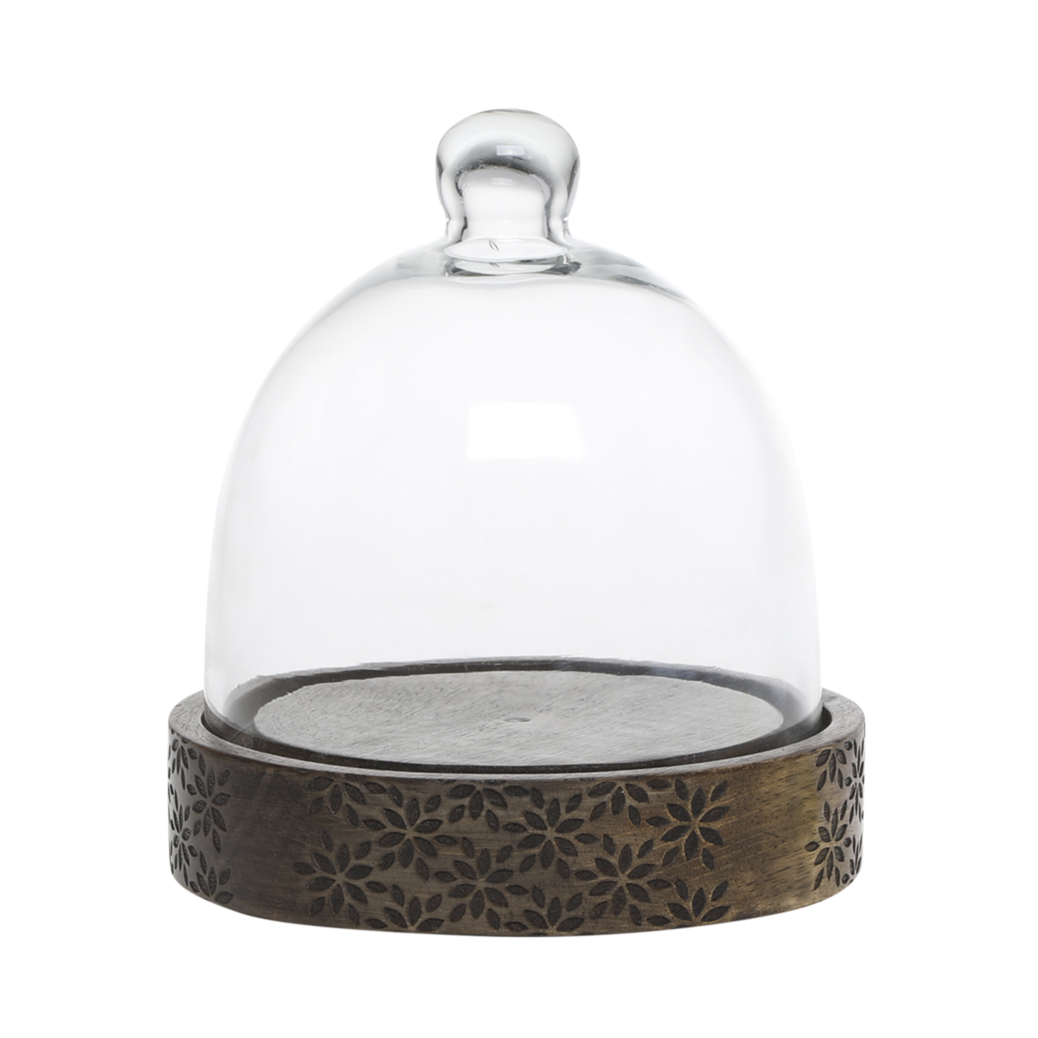 Tours Glasglocke Schwarz,  Höhe 15, Ø 15 cm