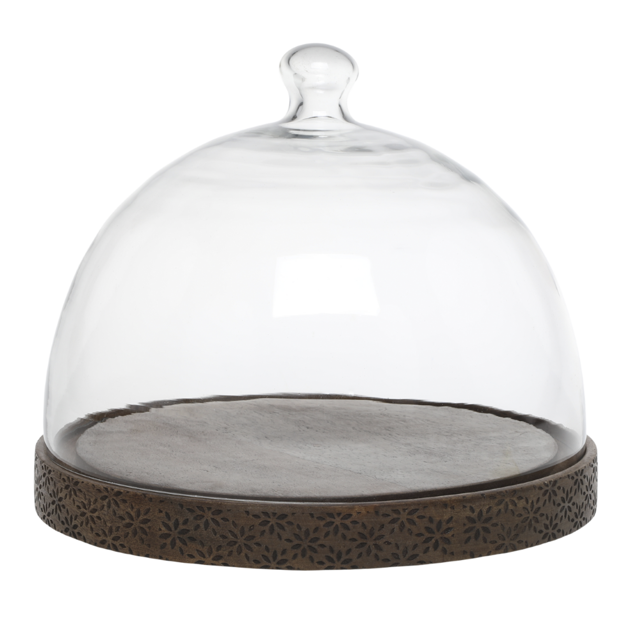 Tours Glasglocke Schwarz,  Höhe 25, Ø 30 cm