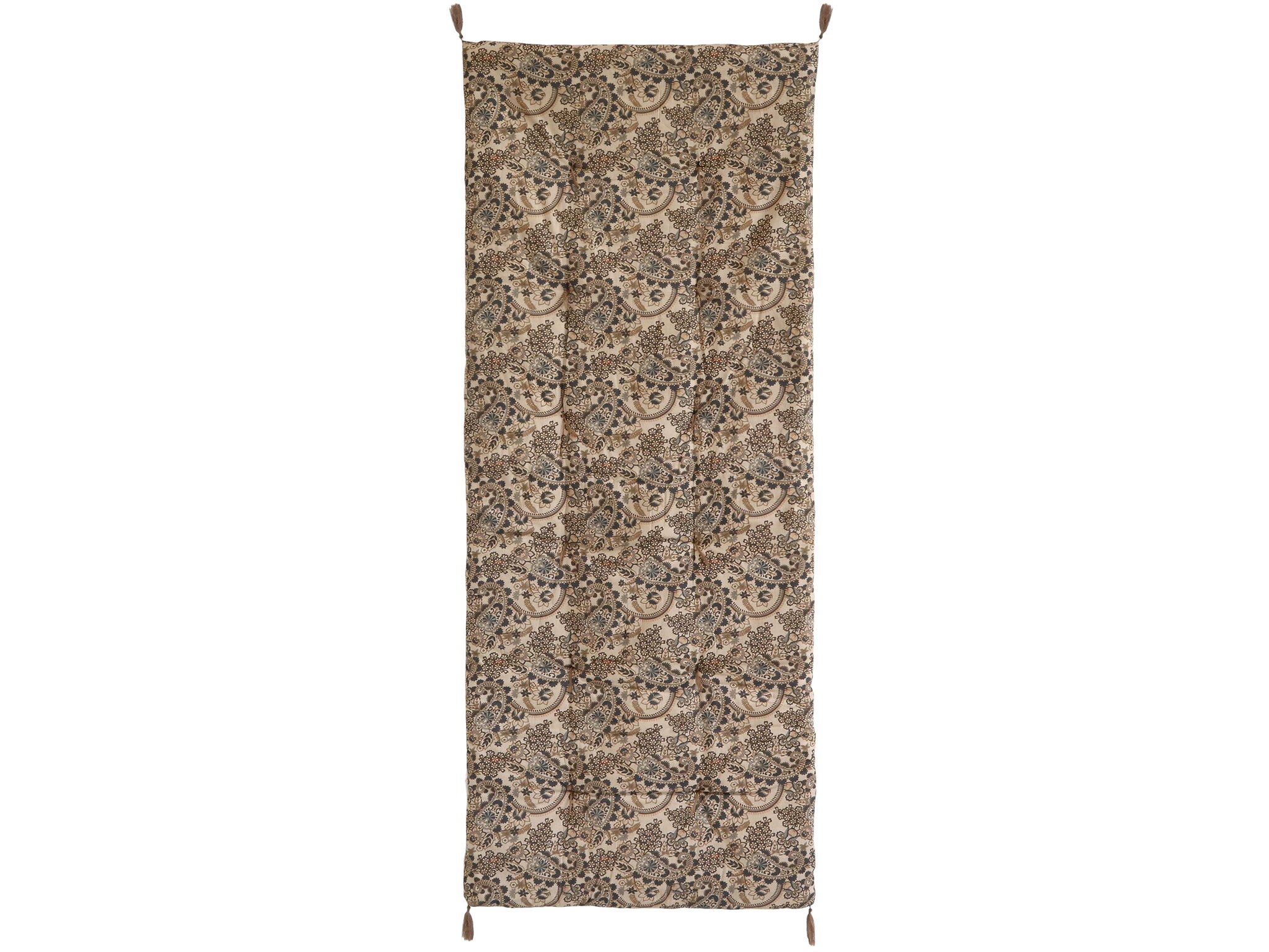 Liegeauflage Matratze mit Paisley Motiv, beige 