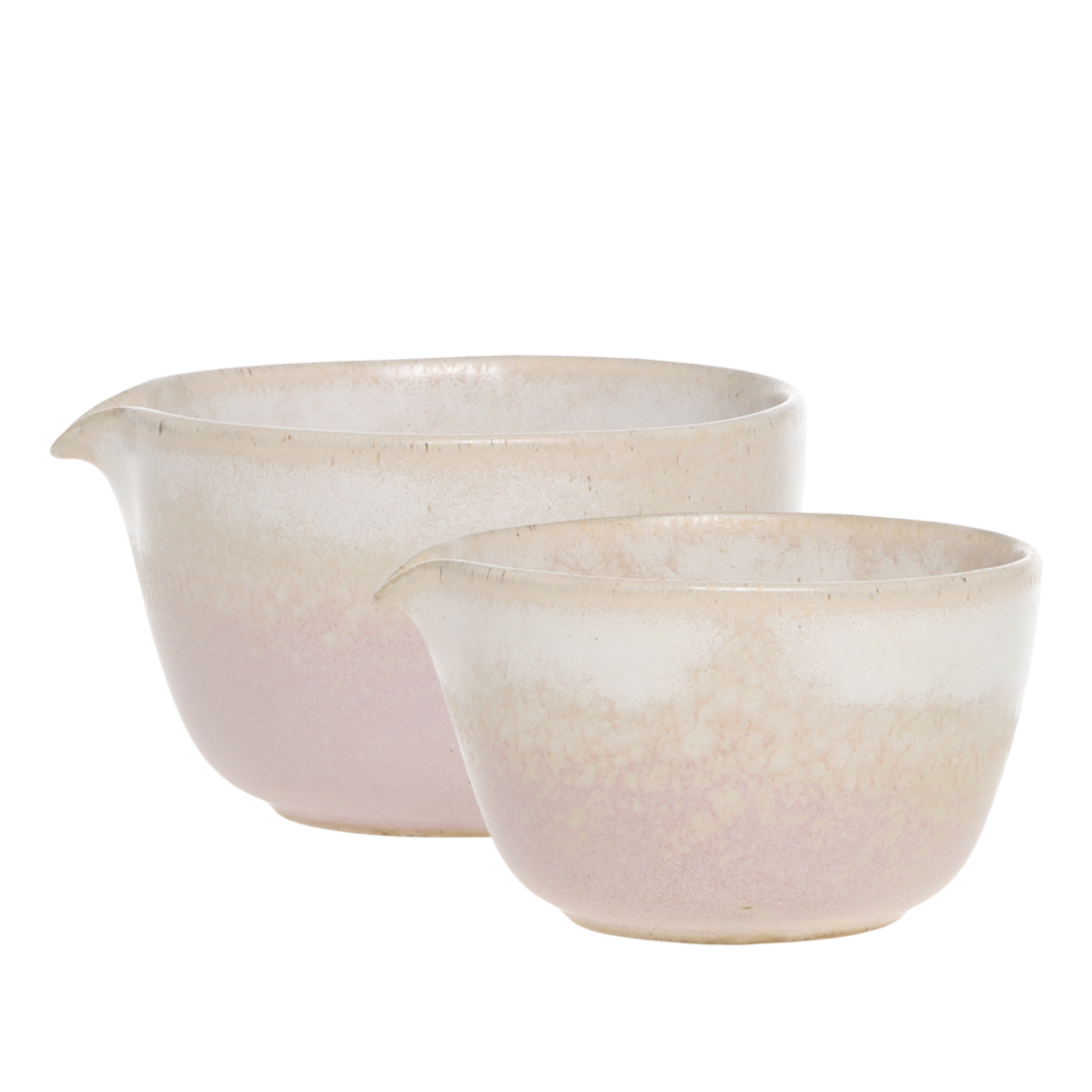 Valence Schüssel mit Ausgießer 2er-Set, rosa 