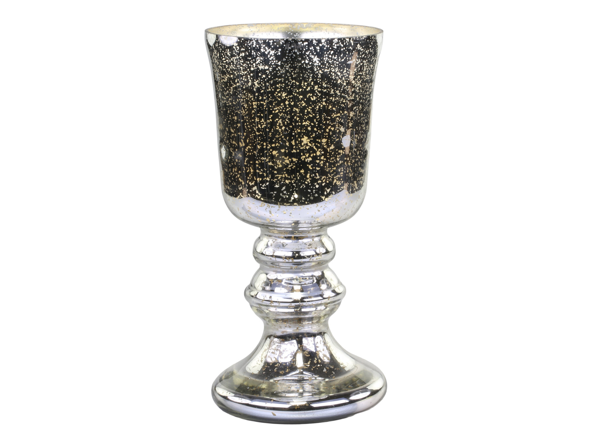 Vase Bauernsilber auf Fuß, bauernsilber