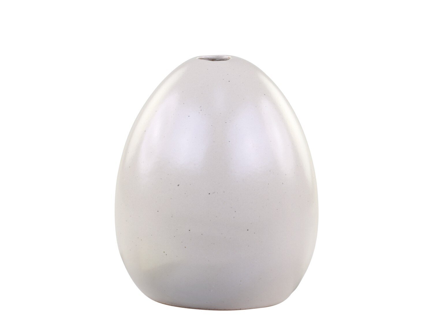 Vase Osterei, hell latte