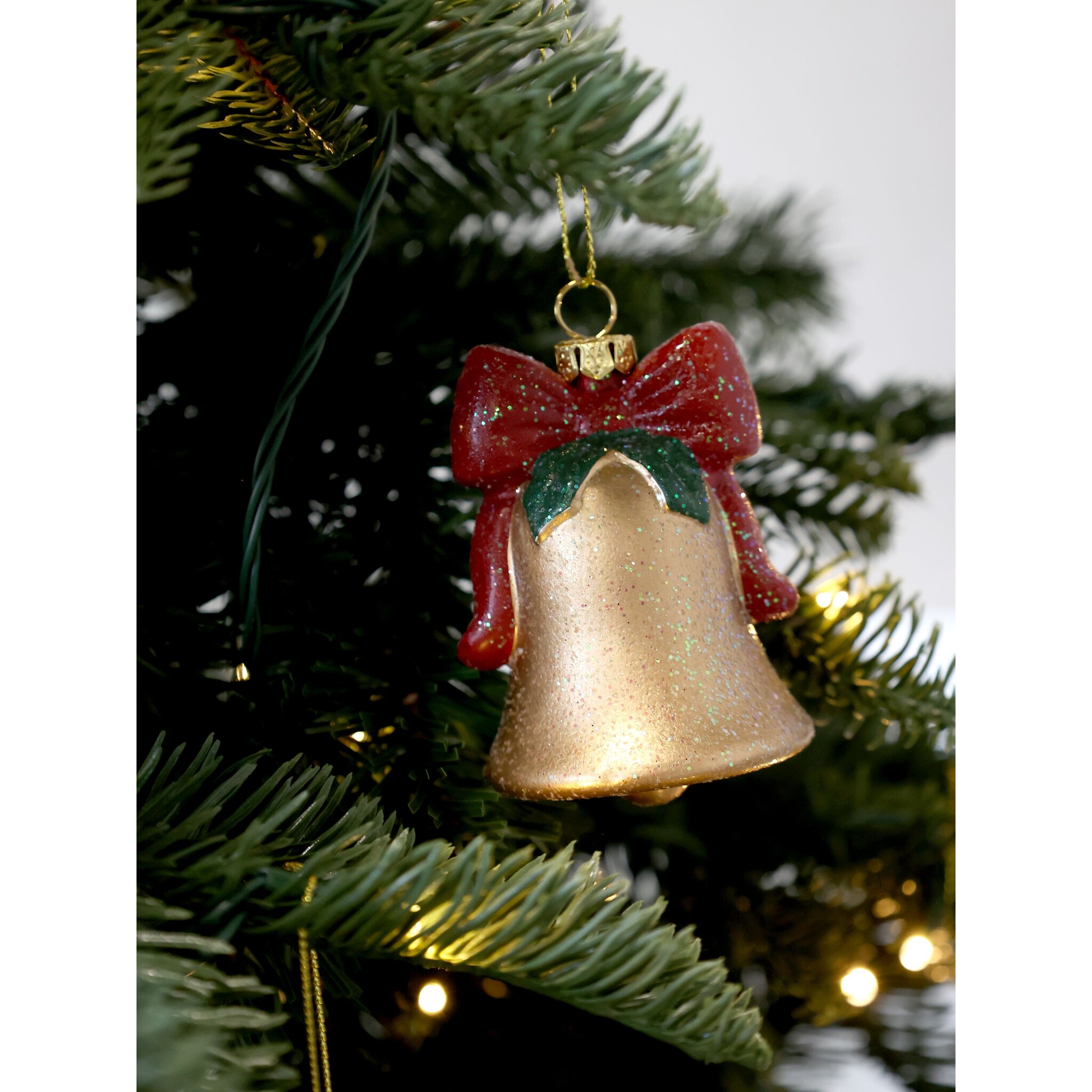 Vintage Glocke Aufhänger, messing