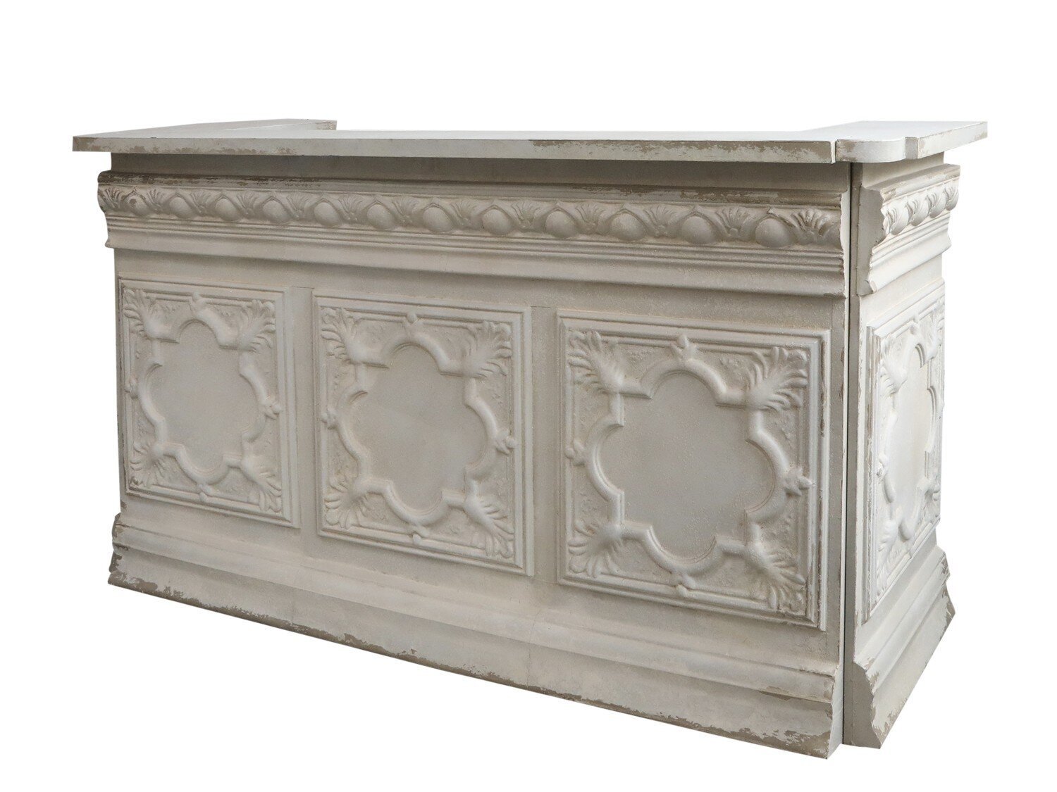 Vintage Ladentisch, antik weiss 