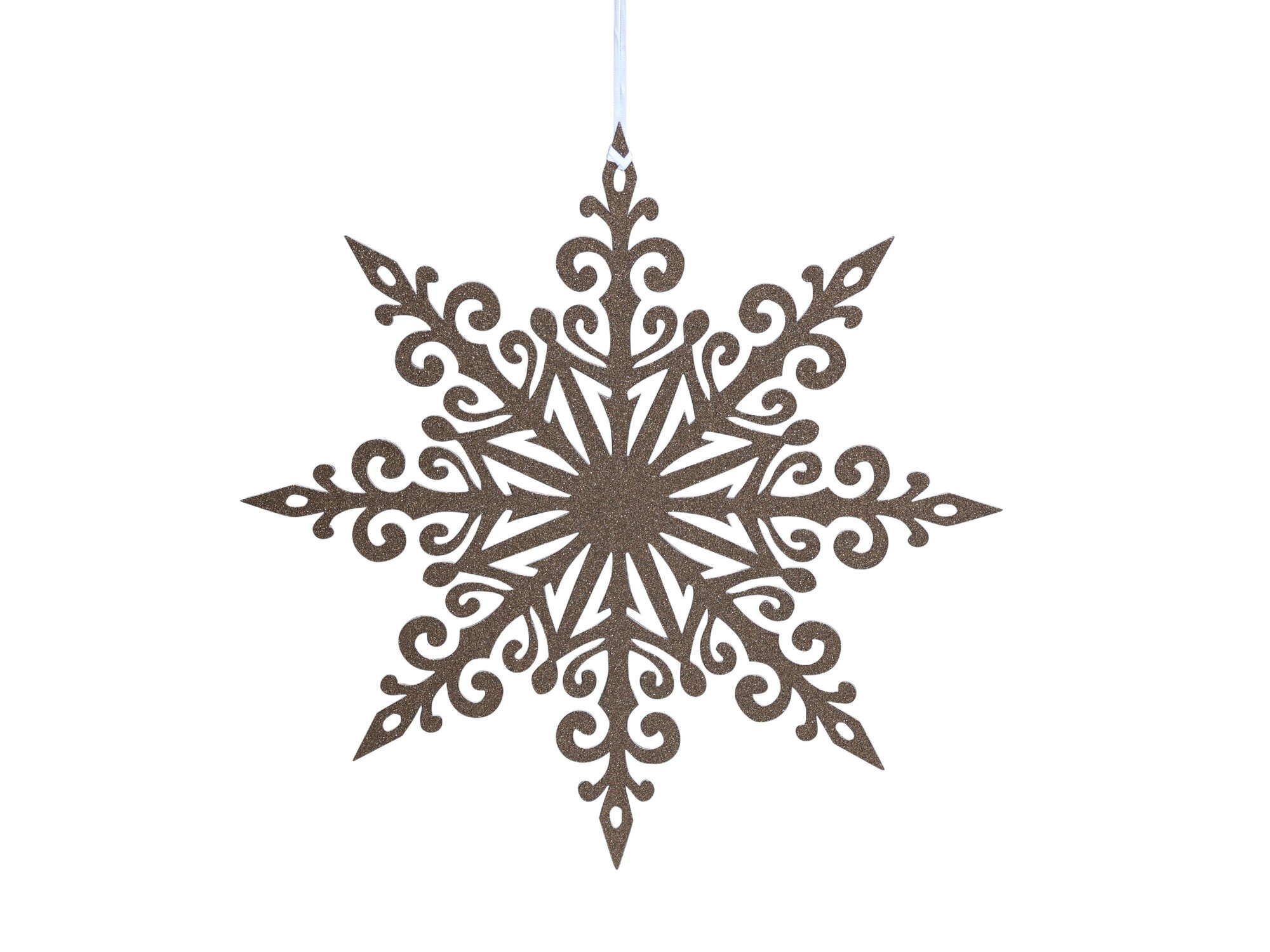 Vintage Papierschneeflocke, antique schokolade Ø 45 cm