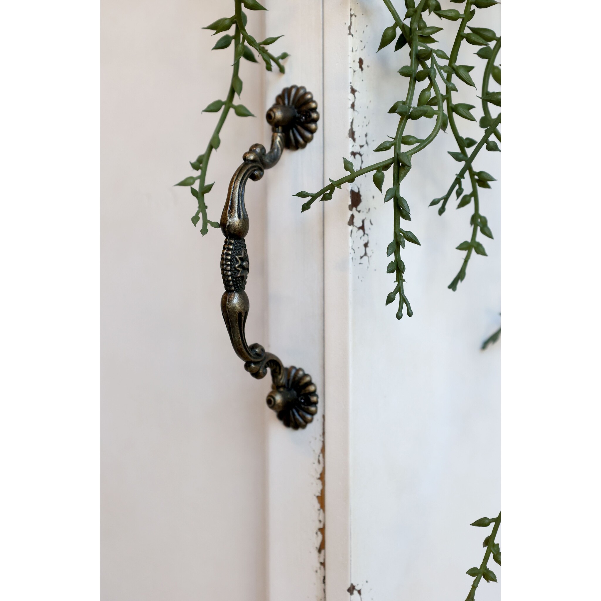 Vintage Schrank für Wand mit 1 Tür, antique creme 