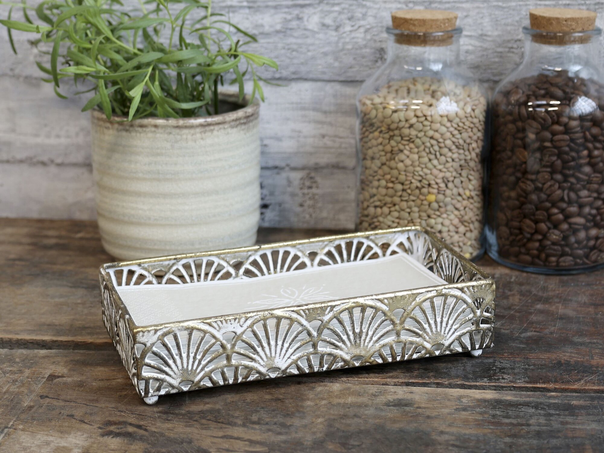 SUPERDANT Serviettenhalter Acryl - Retro Design Für Küche & Esszimmer