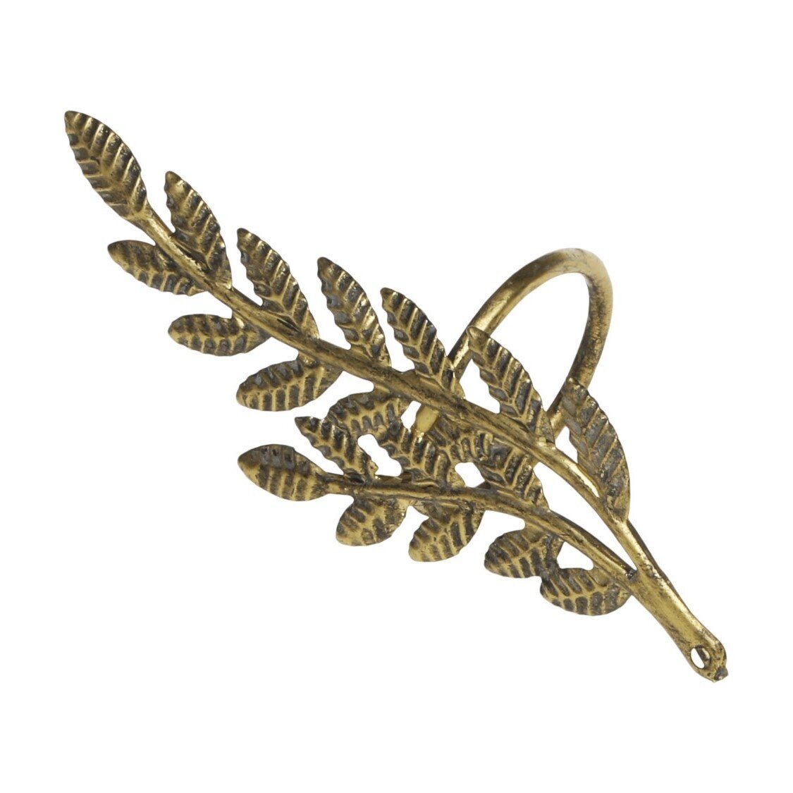 Vire Serviettenring aus Eisen, antique messing 