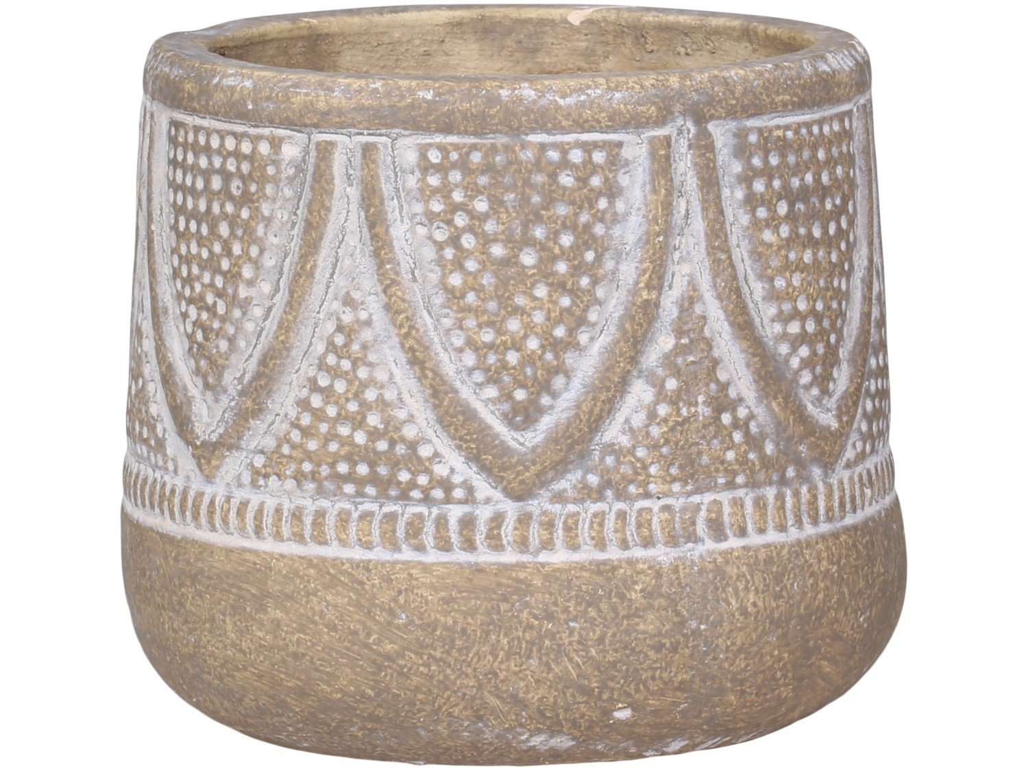 Évron Übertopf, natur H10,5/D13 cm