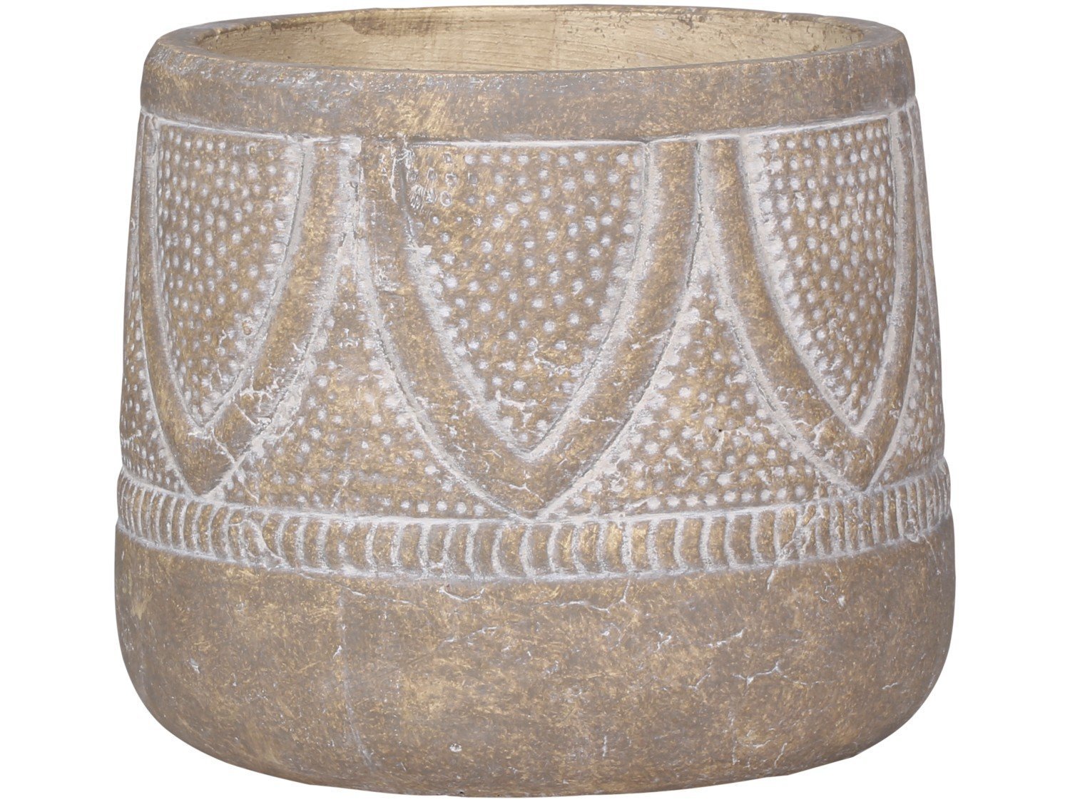 Évron Übertopf, natur H13/D15,5 cm