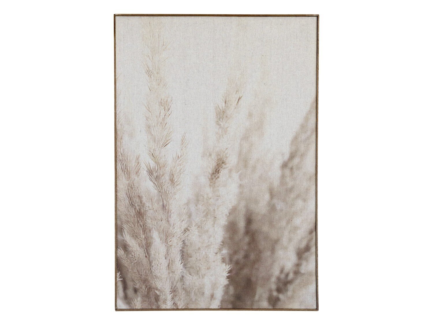 Wandbild mit Weizenmotiv, creme 