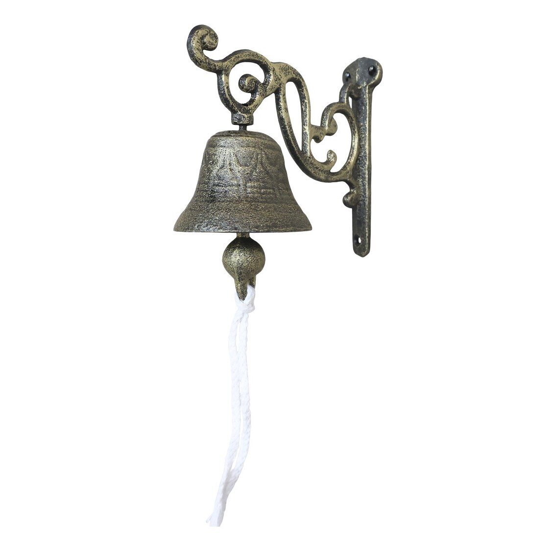 Wandglocke, antique messing 