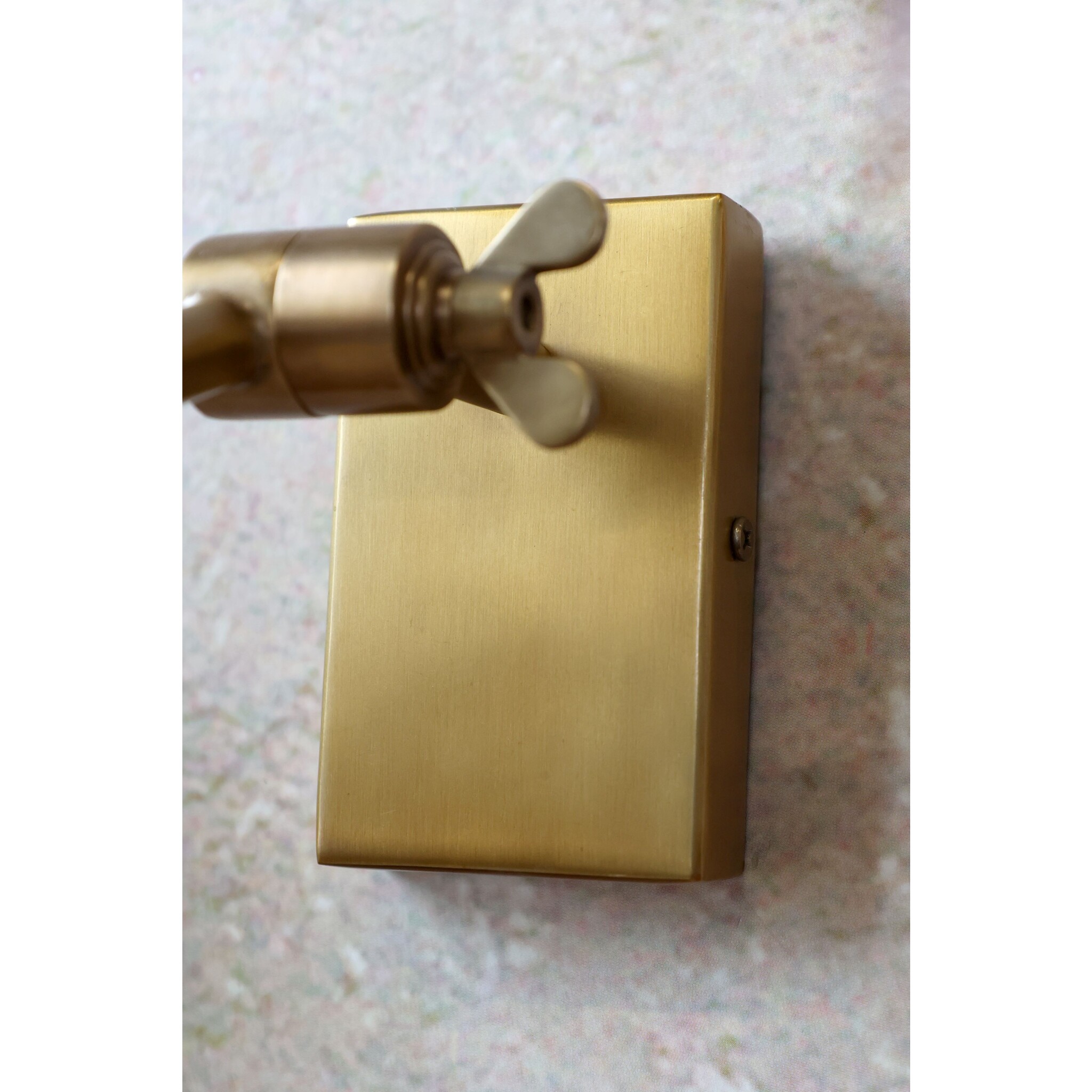 Wandlampe aus Messing, antique messing 