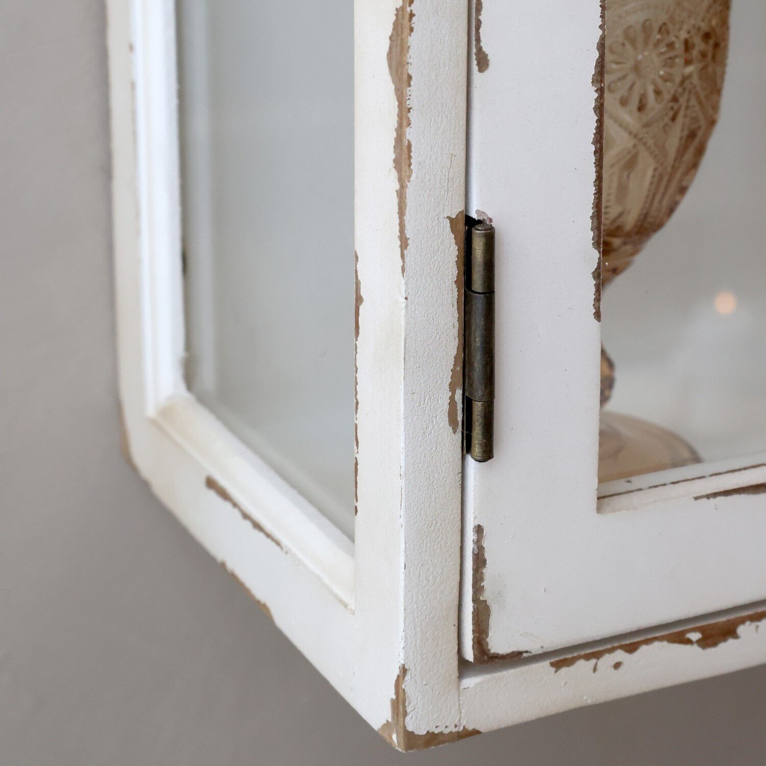 Wandschrank mit 2 Türen, antique creme 