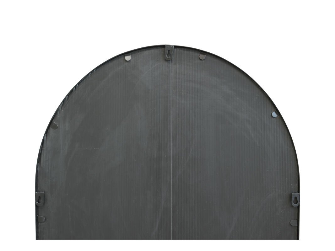 Wandspiegel mit Bogen, schwarz 