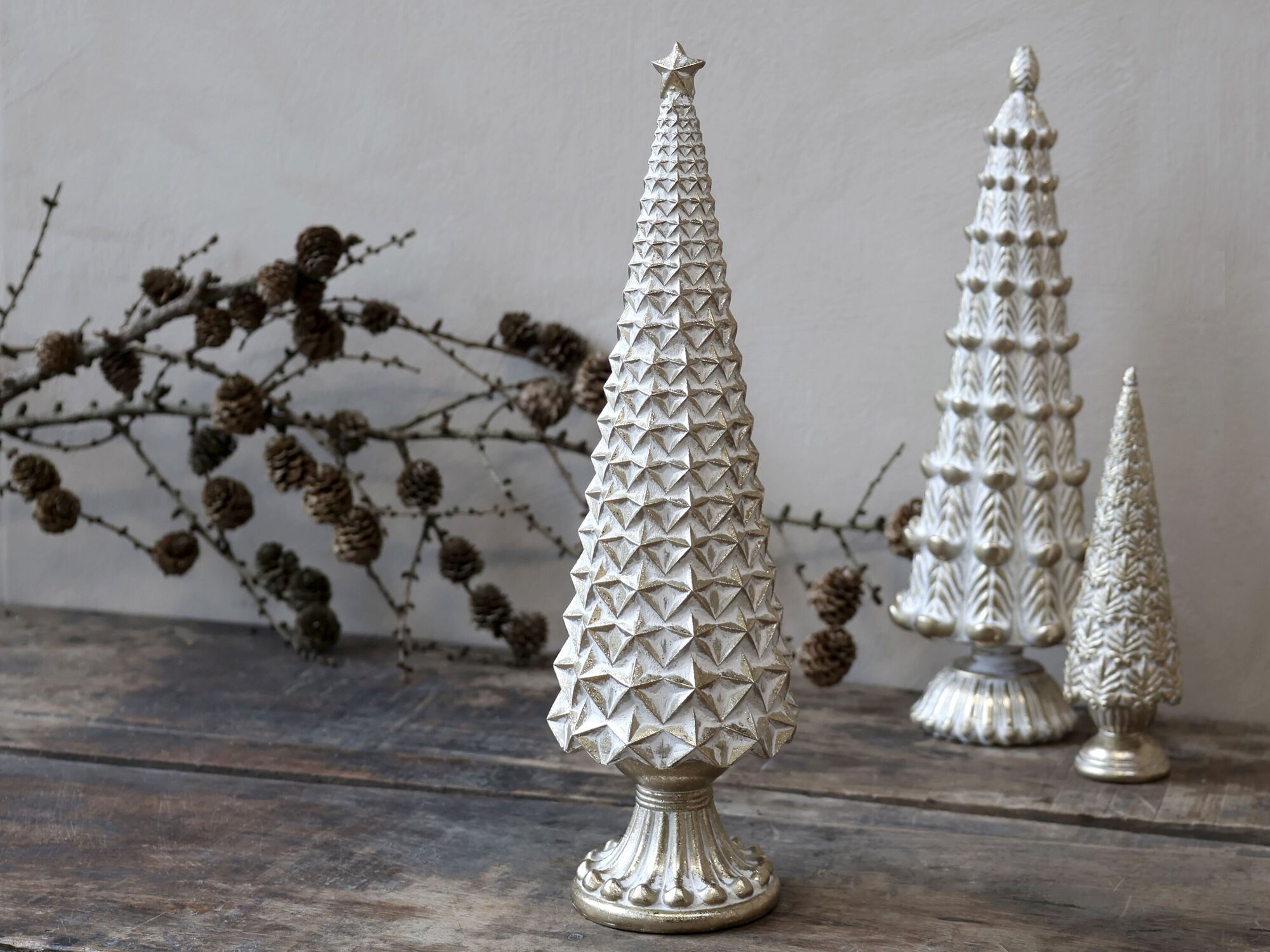 Weihnachtsbaum Figur mit Muster von Chic Antique günstig bestellen