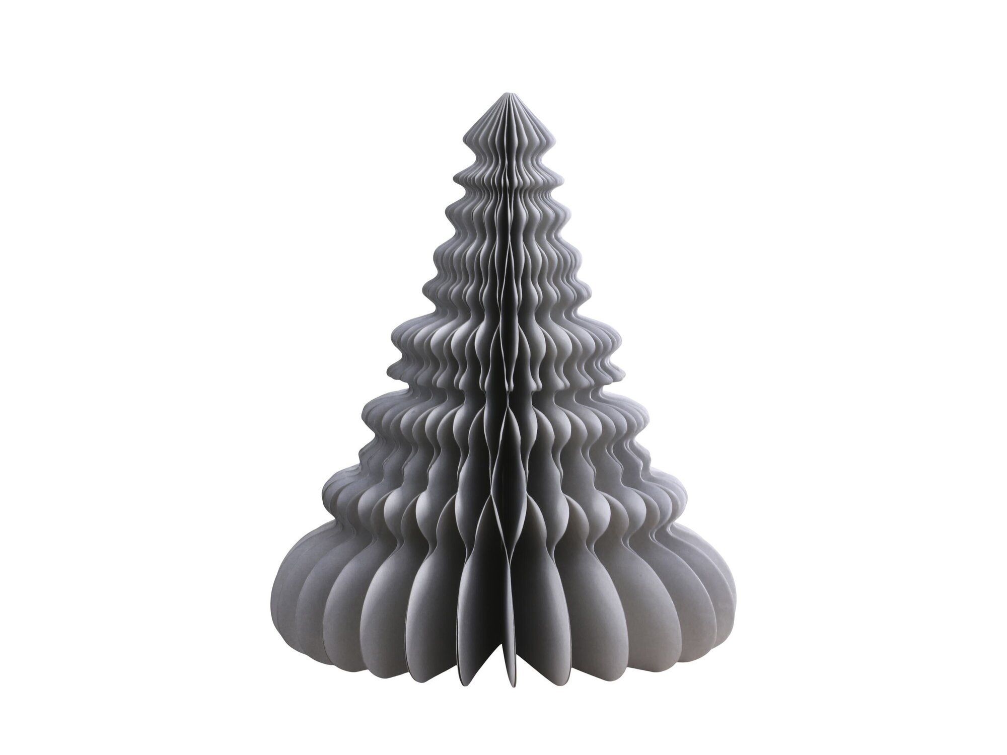 Weihnachtsbaumaufsteller aus Papier, french grey 
