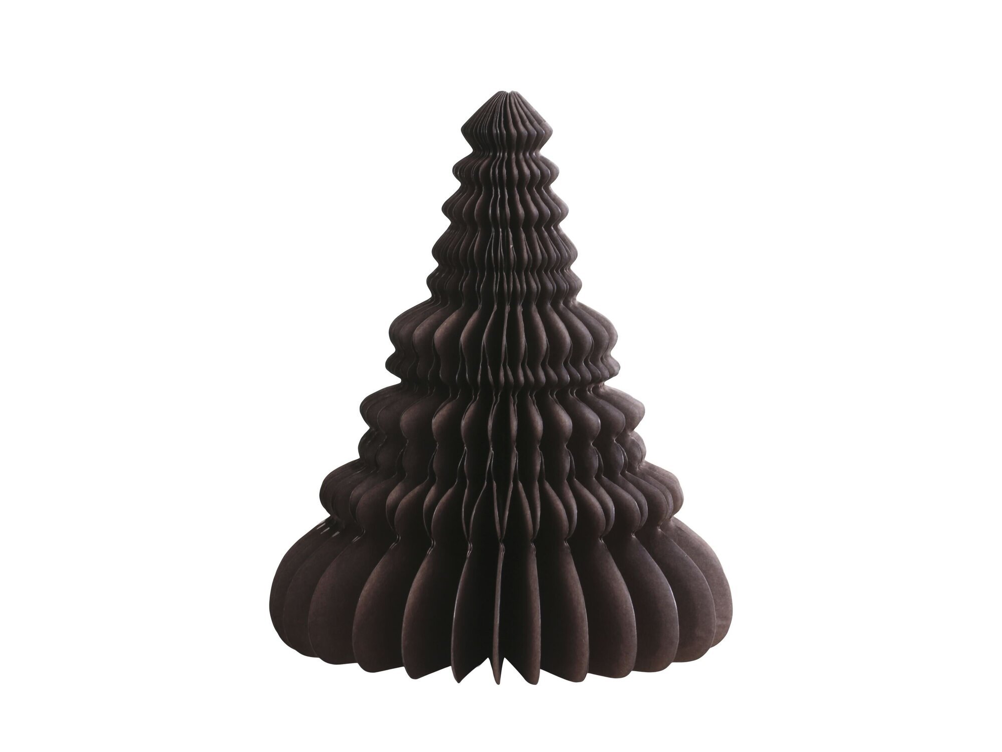 Weihnachtsbaumaufsteller aus Papier, chocolate 