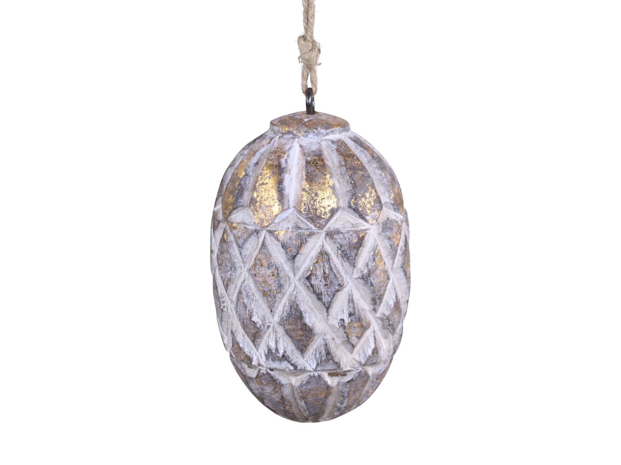 Zapfen Ornament mit Muster,  