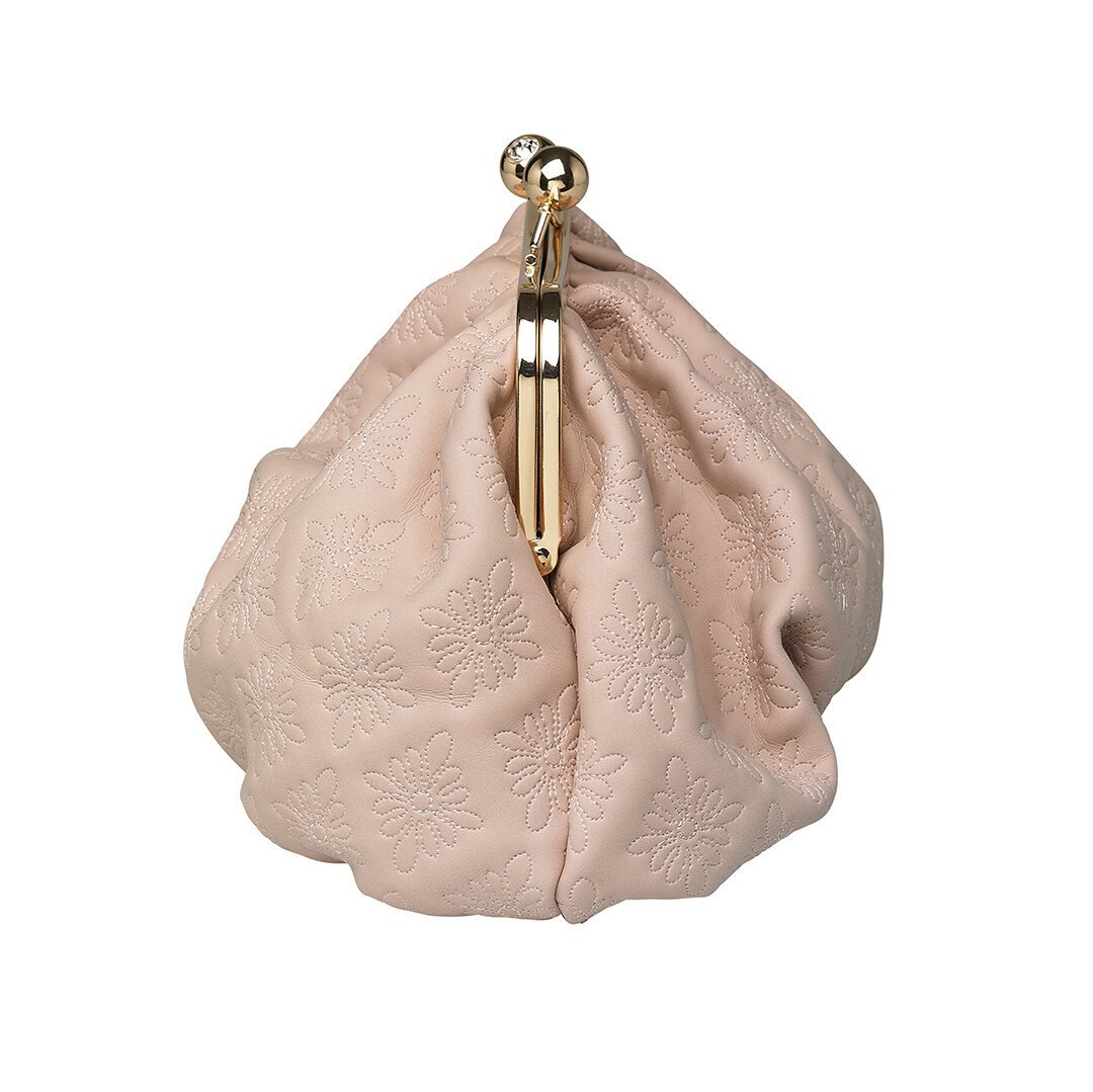 Handtasche Olivia mit Kisslock, rosa 