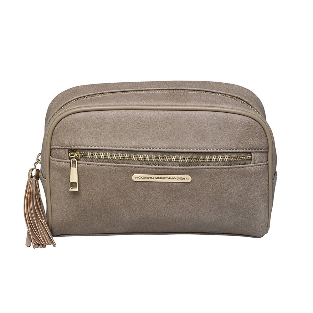 Kosmetiktasche Emilie, sand L25 x B7 x H16cm