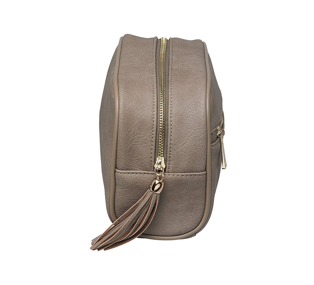 Kosmetiktasche Emilie, sand L25 x B7 x H16cm