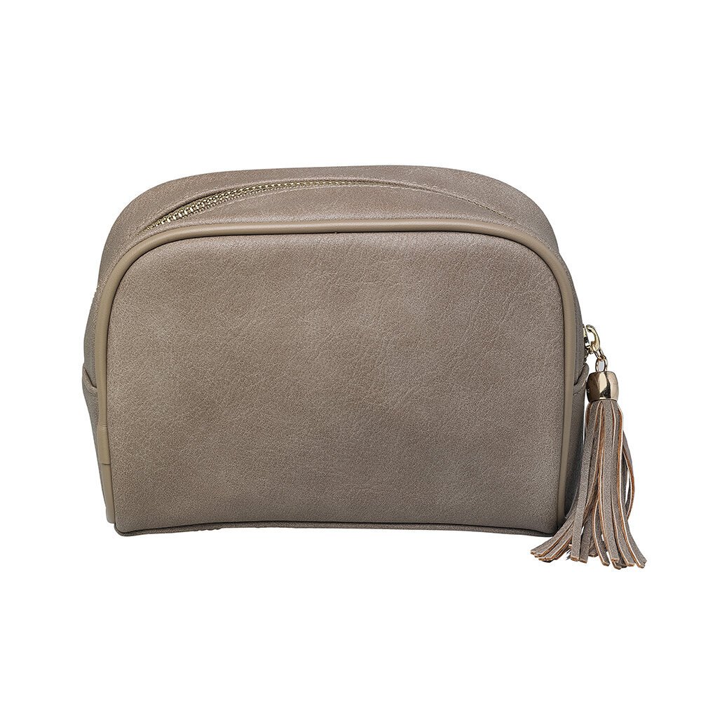 Kosmetiktasche Emilie, sand L25 x B7 x H16cm