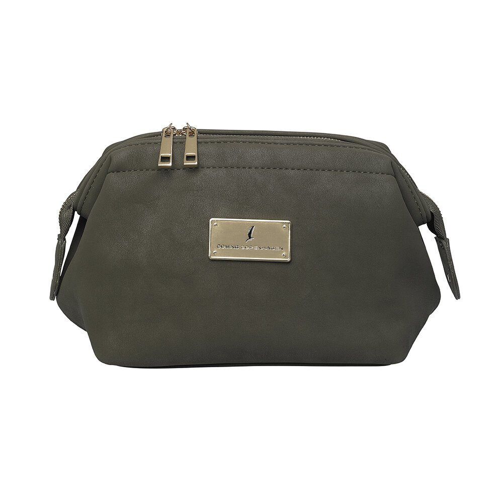 Kosmetiktasche Mia, olive L21.5 x B12 x H17.5cm