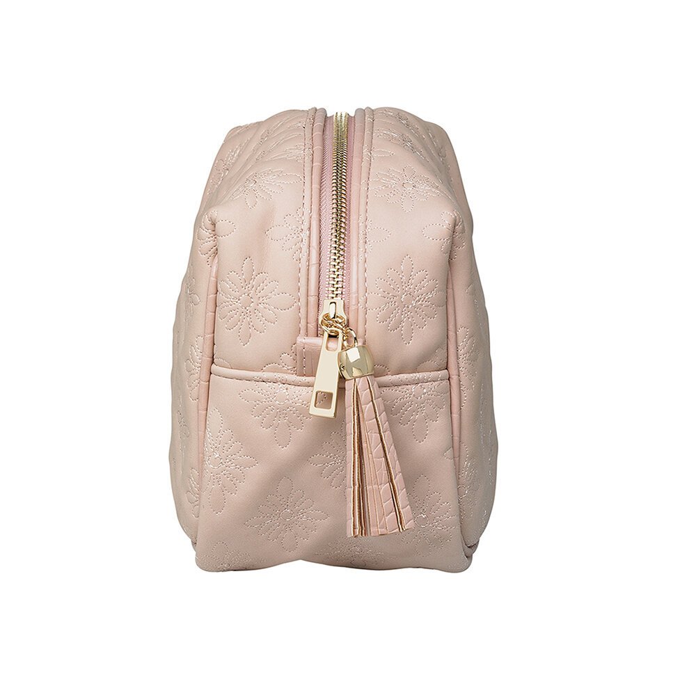Kosmetiktasche Mille Flower Quilt, rosa L21 x B11 x H14cm