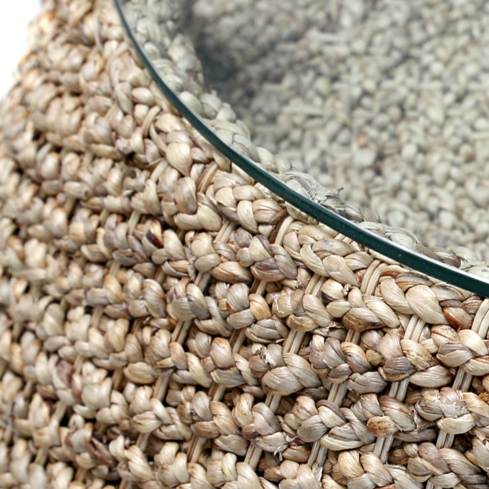 Couchtisch, Beistelltisch Wasserhyazinthe, natur 