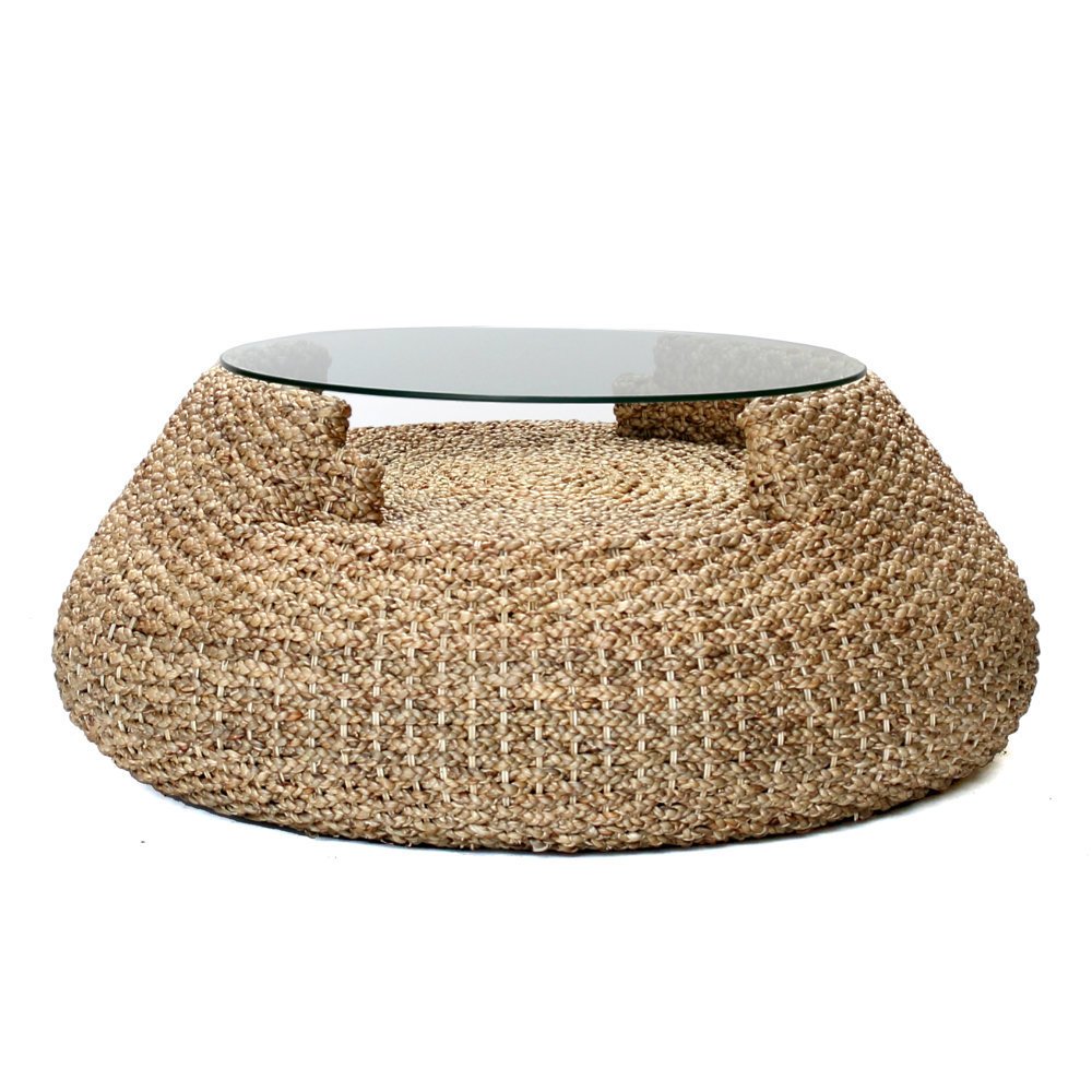 Couchtisch, Beistelltisch Wasserhyazinthe, natur 