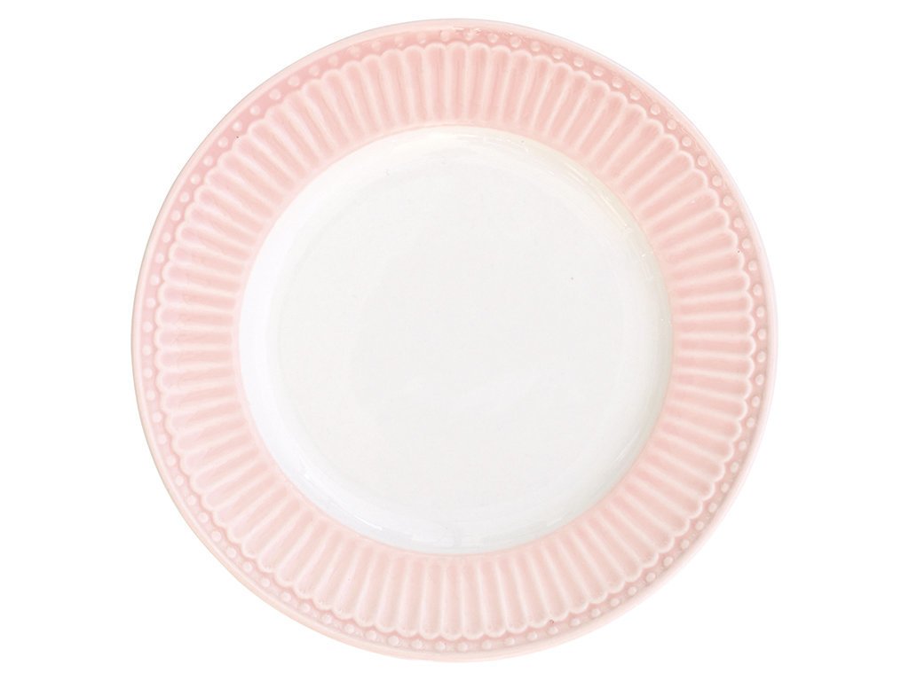 Dessert Teller Alice, pale pink 