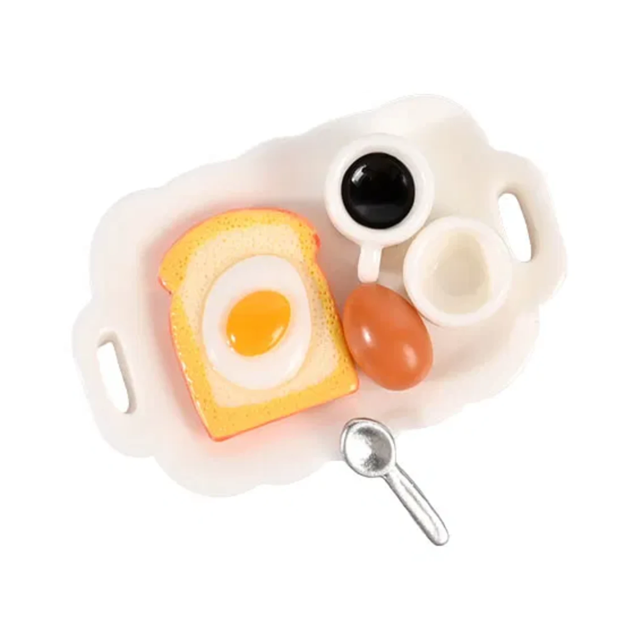 Frühstücksset für Wichtel, weiss 