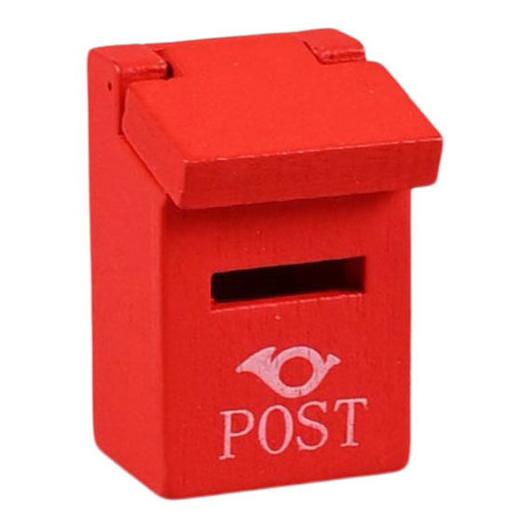 Kleiner roter Briefkasten für Wichtel, rot 