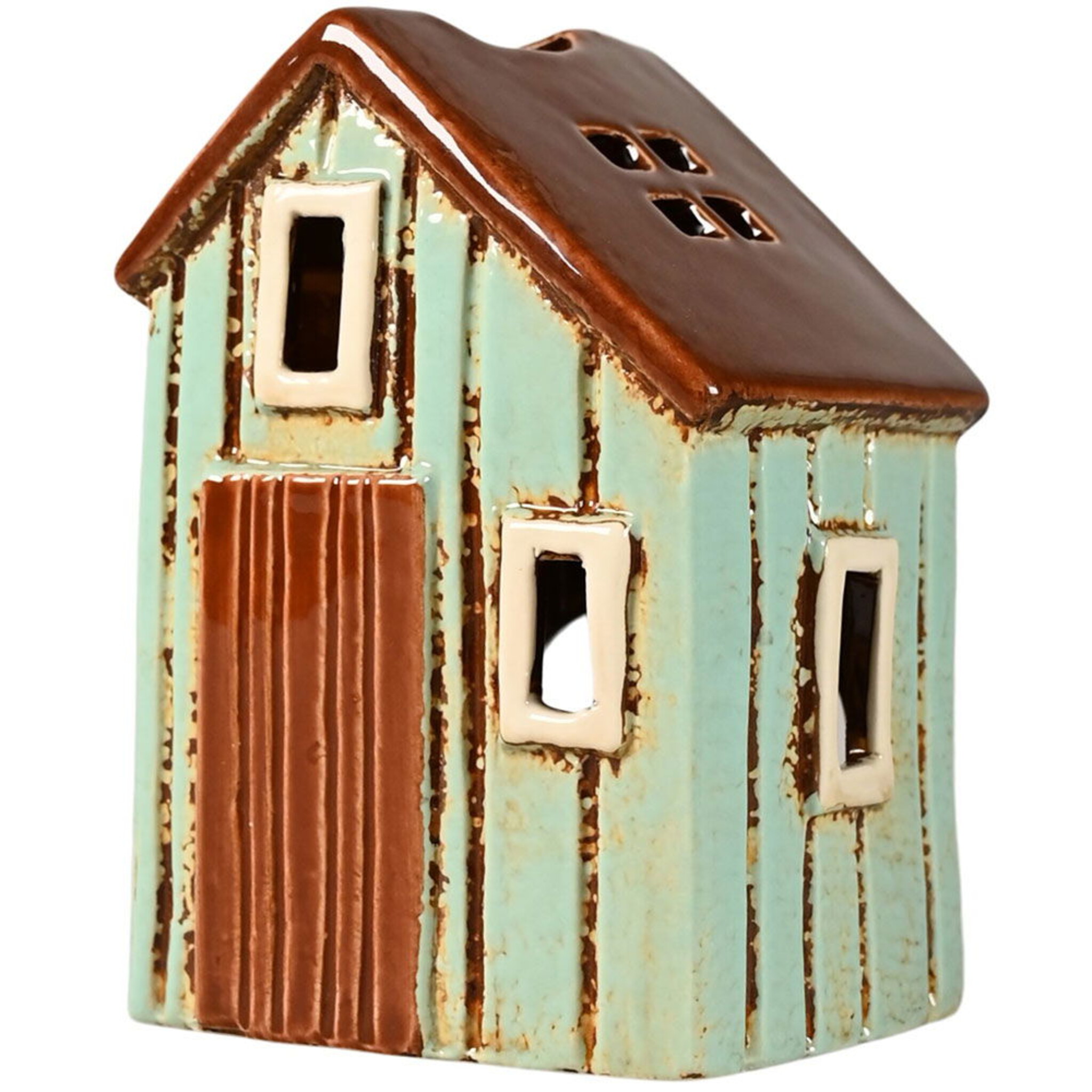 Lichthaus Keramikhaus Strandhütte mint, mint 