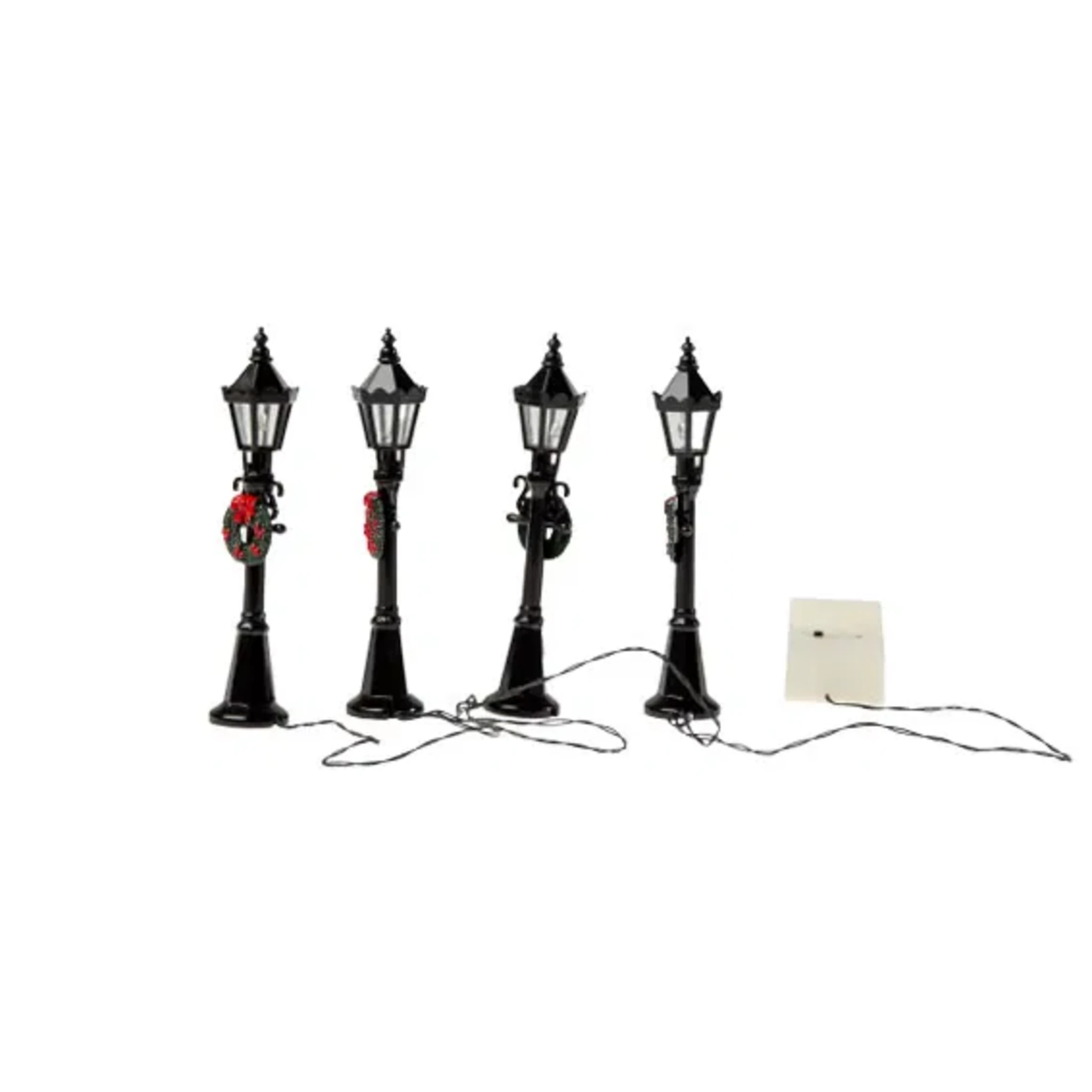 Straßenlaternen für Wichtel, schwarz 