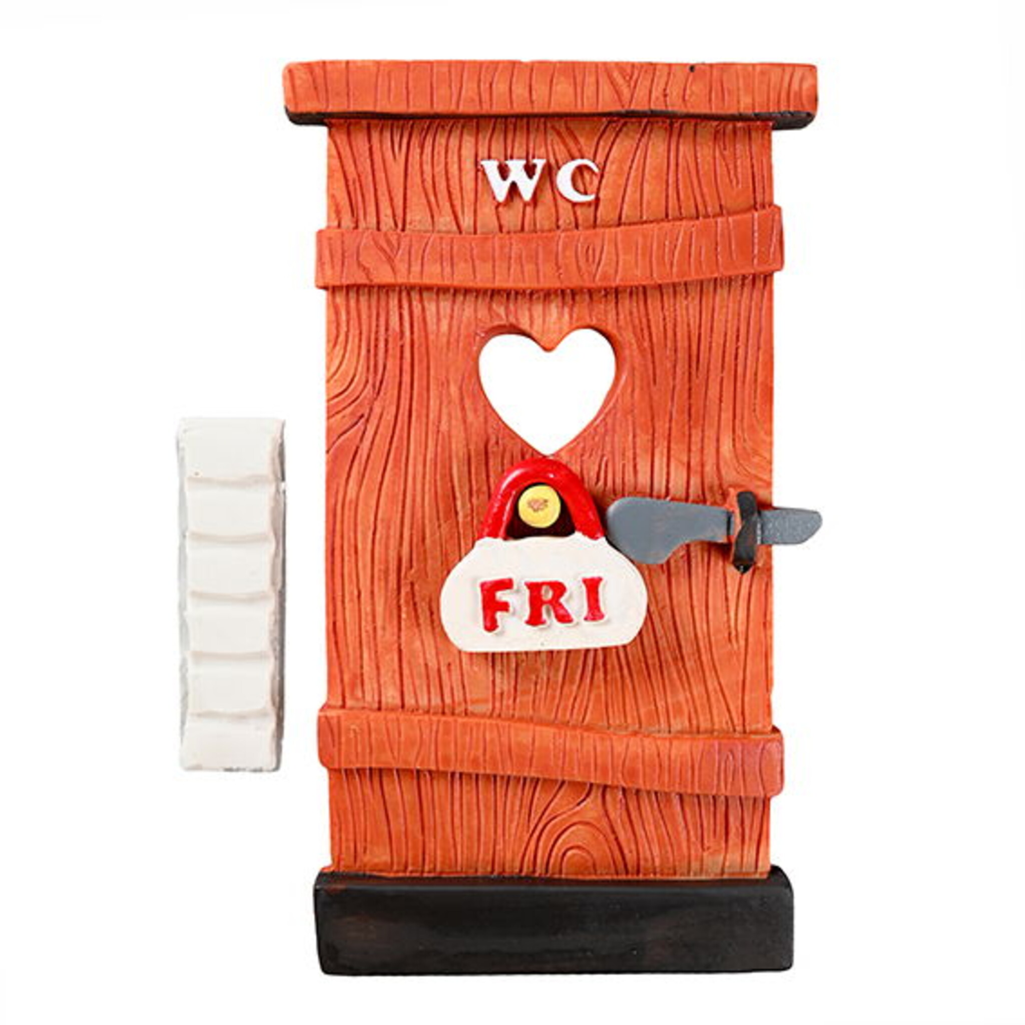 Wichteltür Toilettentür für Wichtel, braun 