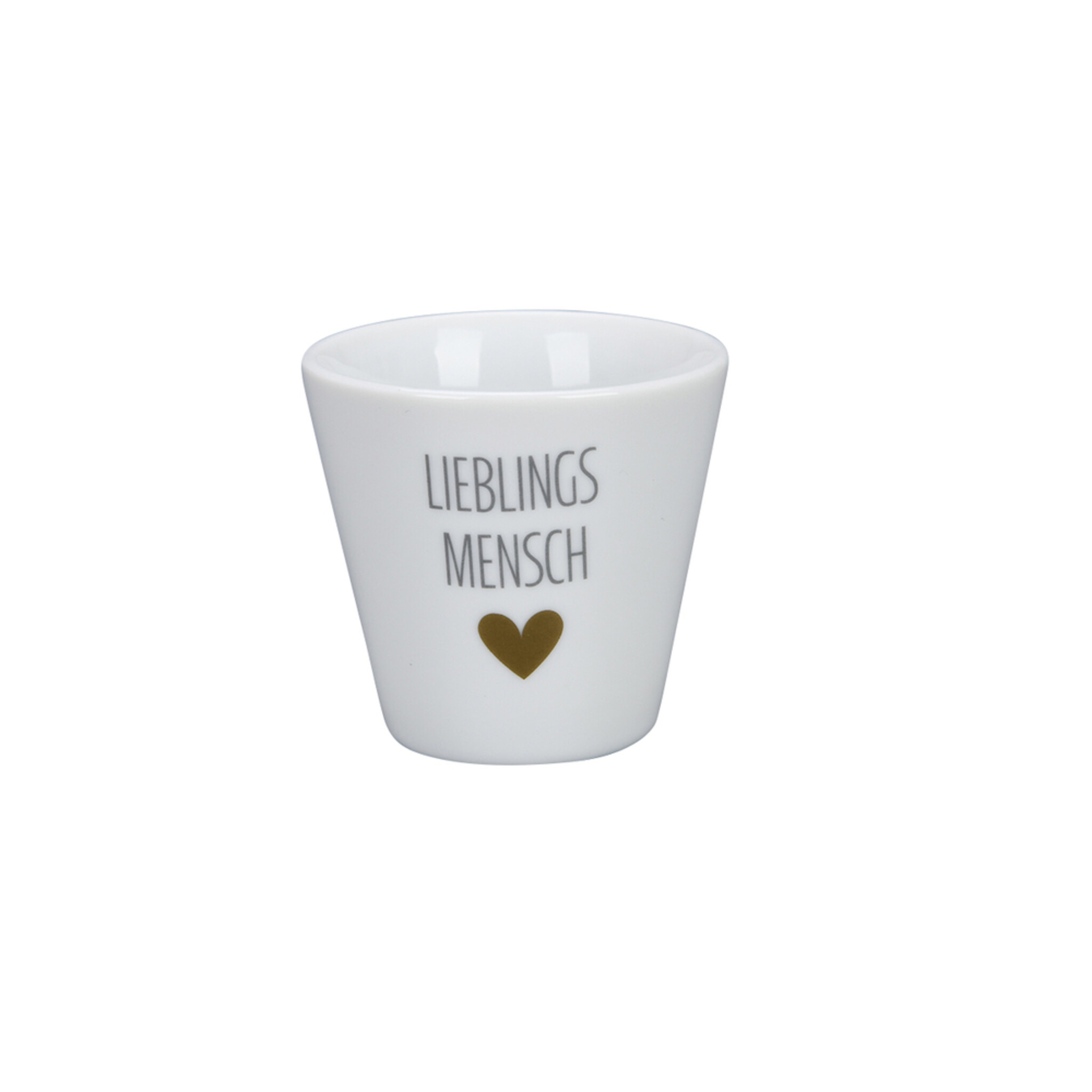 Espresso Cup, Lieblingsmensch, weiss 