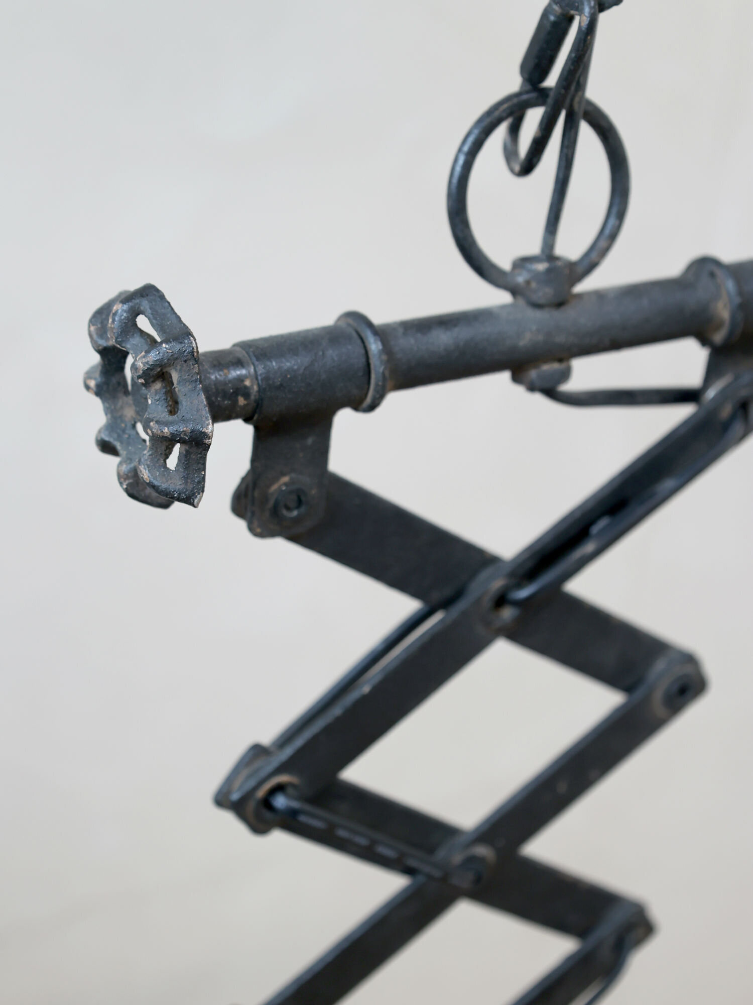 Factory Deckenlampe Industrial ausziehbar, schwarz 