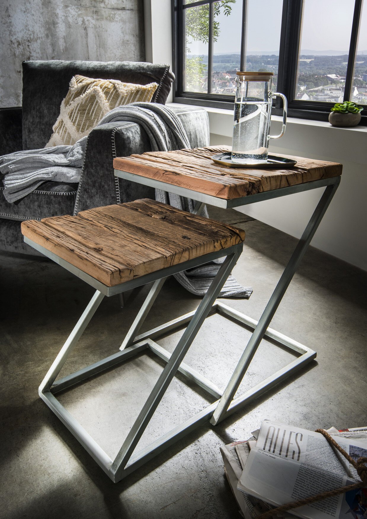 Beistelltisch Edi, braun 