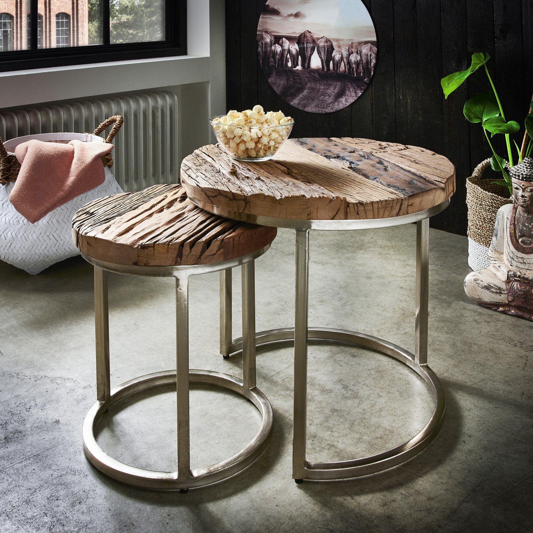 Beistelltisch Tic, braun 