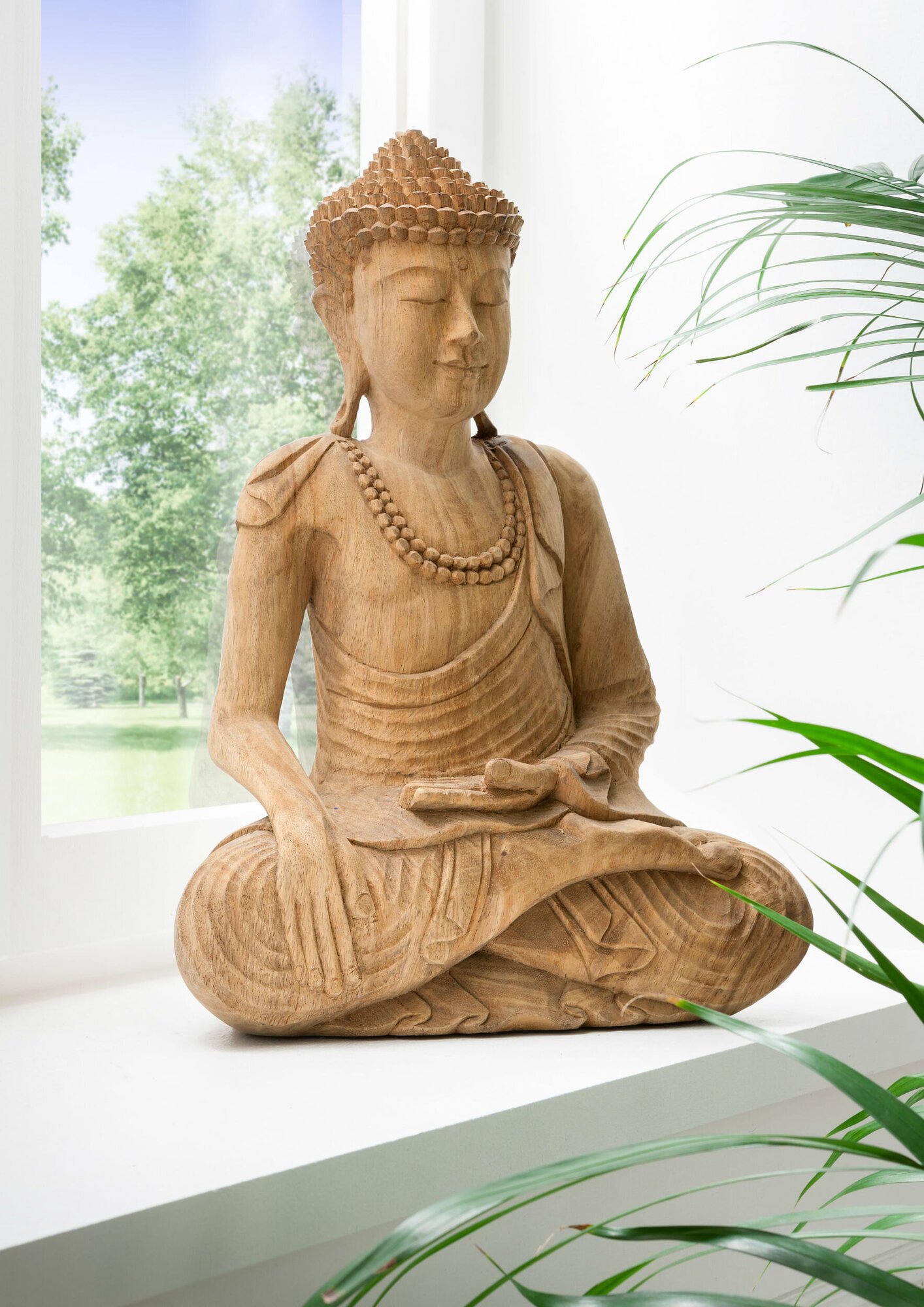 unikat deko-figur buddha handgearbeitet