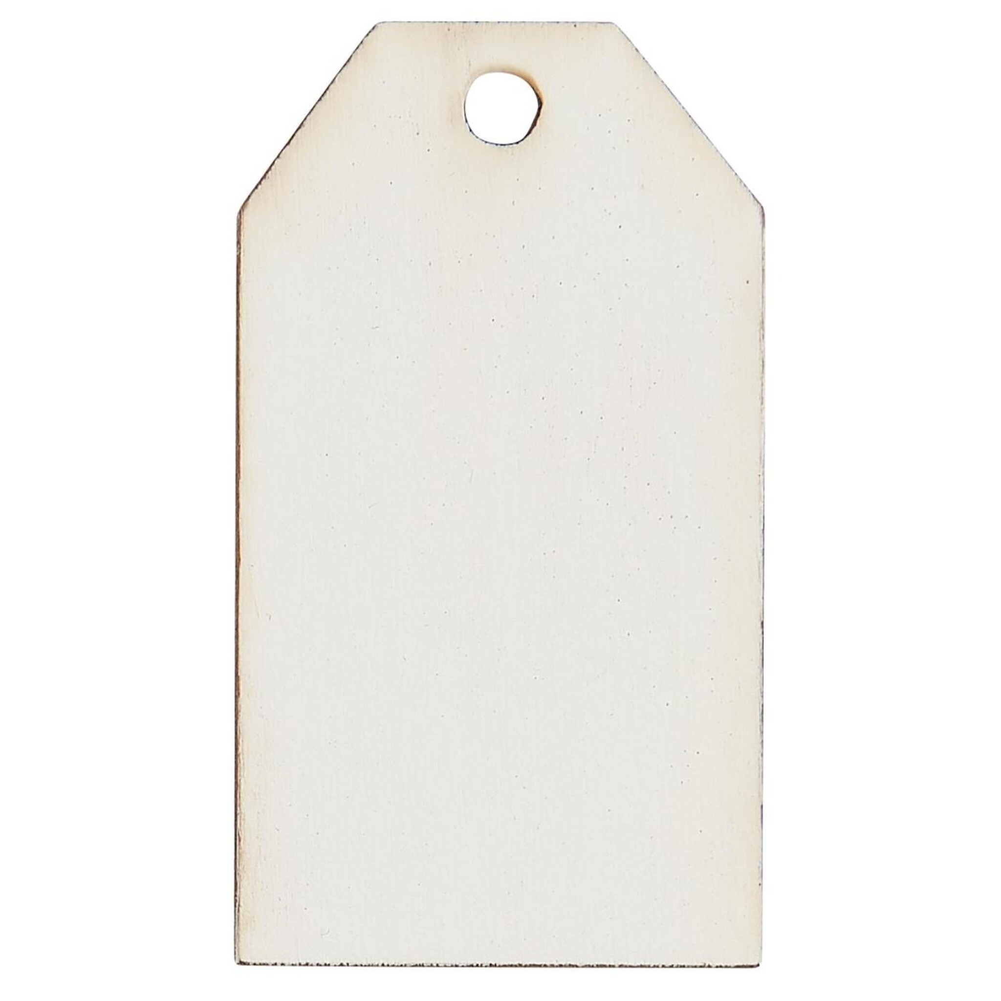 Geschenkanhänger aus Holz, weiss 